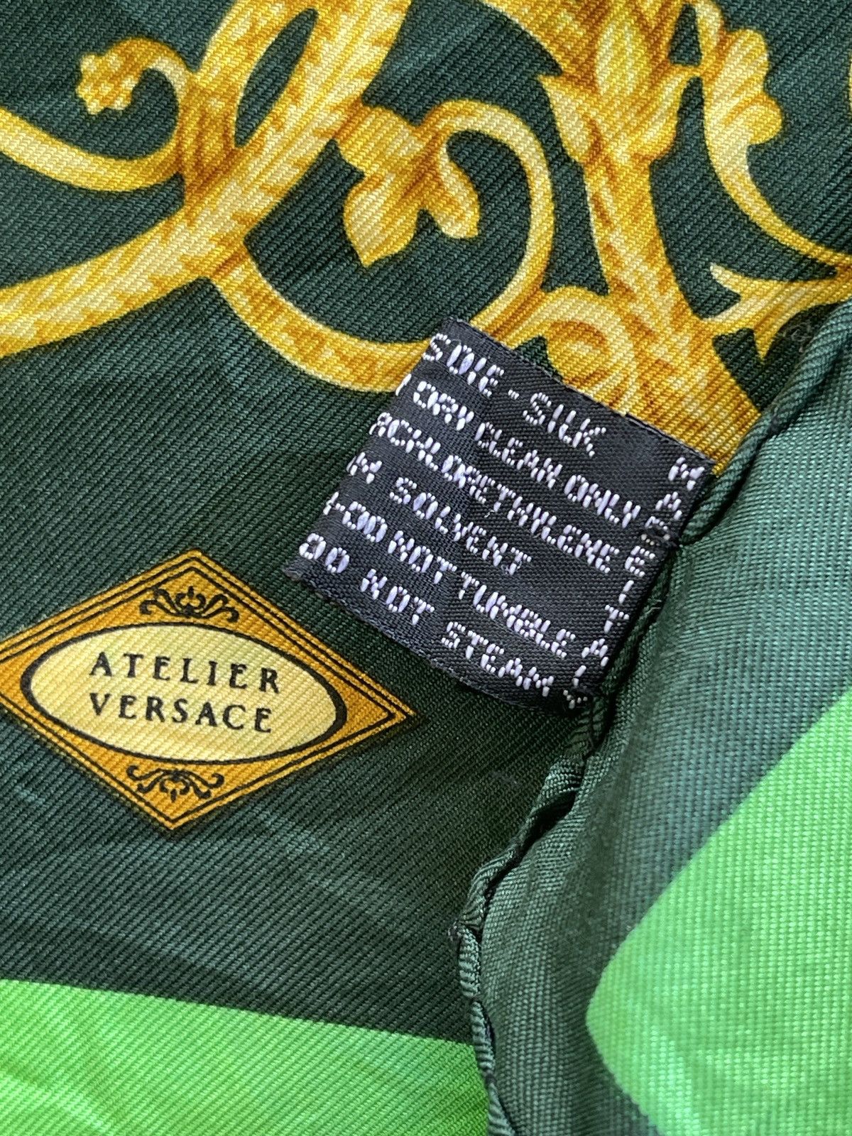 Versace Vintage Atelier Versace Luxury Silk Scarf Size ONE SIZE - 14 Thumbnail