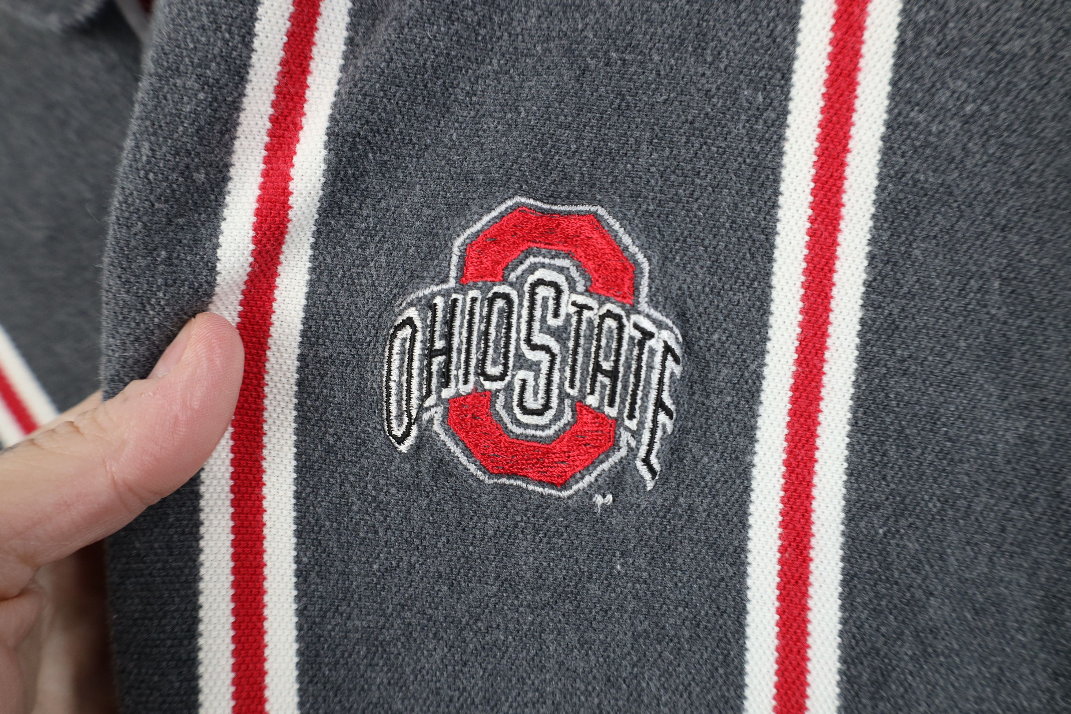 Vintage Vintage 90s Ohio State University Collared Golf Polo Shirt Size US XL / EU 56 / 4 - 4 Thumbnail