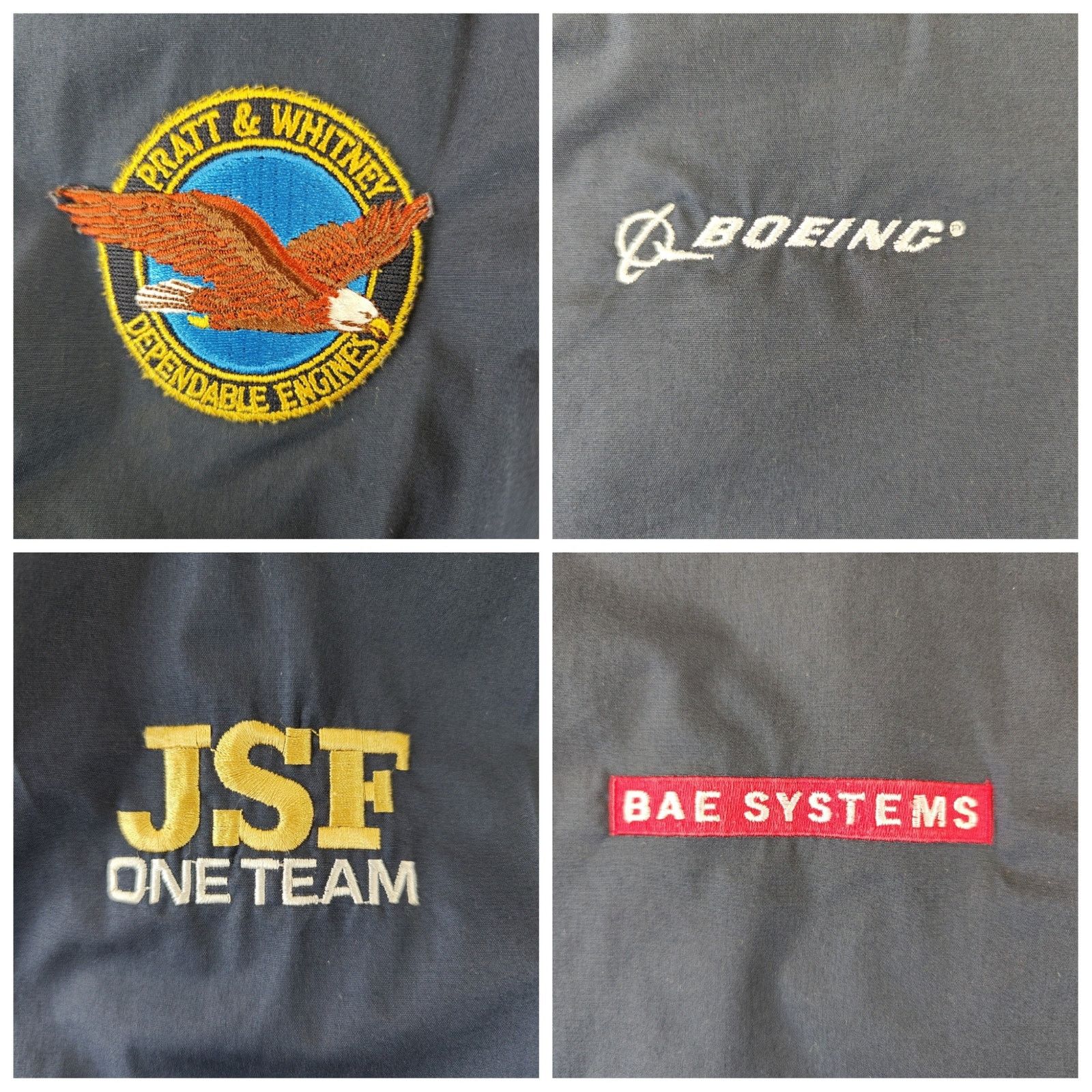 Vintage Vintage 90s Boeing BAE System JSF X-32 One Team windbreaker Size US XL / EU 56 / 4 - 8 Thumbnail