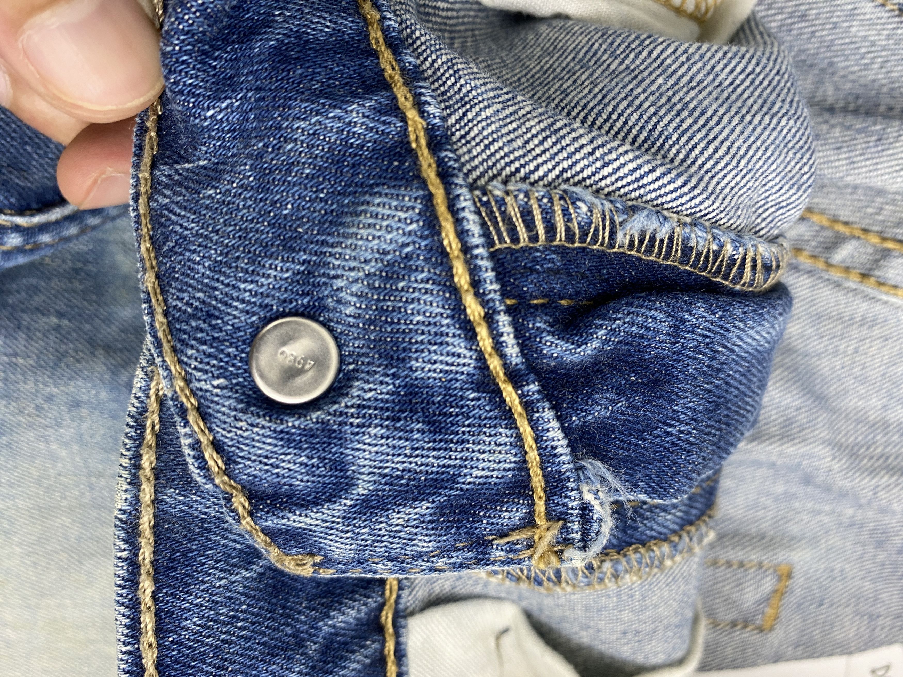 Levi's × Vintage Vintage Levis 513 Light Washed Jeans Size US 30 / EU 46 - 11 Thumbnail