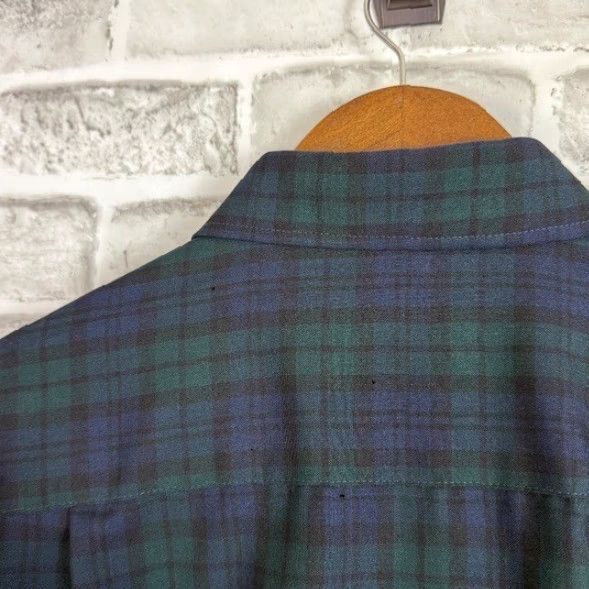 Pendleton Pendleton Shirt Button-Up Plaid Wool MEDIUM Men Regular Green Long Sleeve Chest Pocket Button-Down Vintage/Outdoor Size US M / EU 48-50 / 2 - 6 Thumbnail