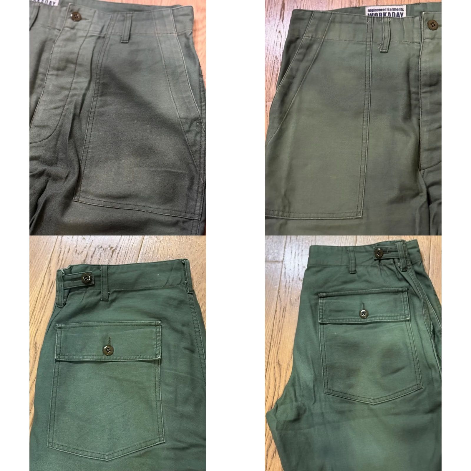 Engineered Garments Engineered Garments Baker Pants Men Cotton Green M Regular Size M Navy? Size US 31 - 8 Thumbnail