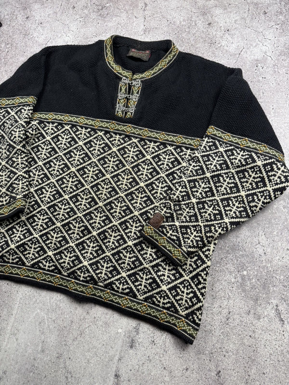 Norwool Vintage Y2k Norwool Knitted Sweater Norway Dale Of Norway Size US L / EU 52-54 / 3 - 2 Thumbnail