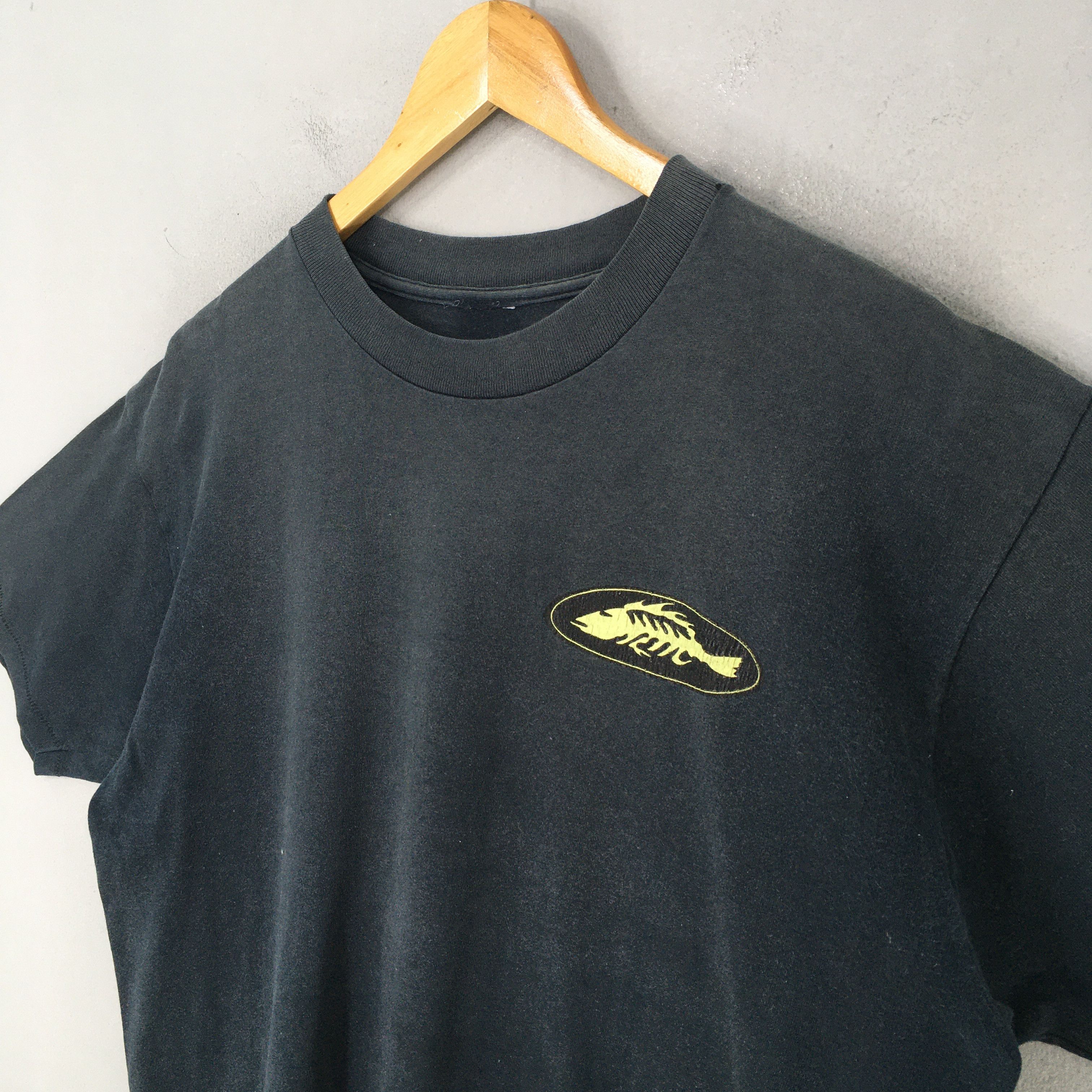 Powell Peralta Vintage 90's Bronze Age Fishbone Skate Black T shirt Medium Size US M / EU 48-50 / 2 - 5 Thumbnail