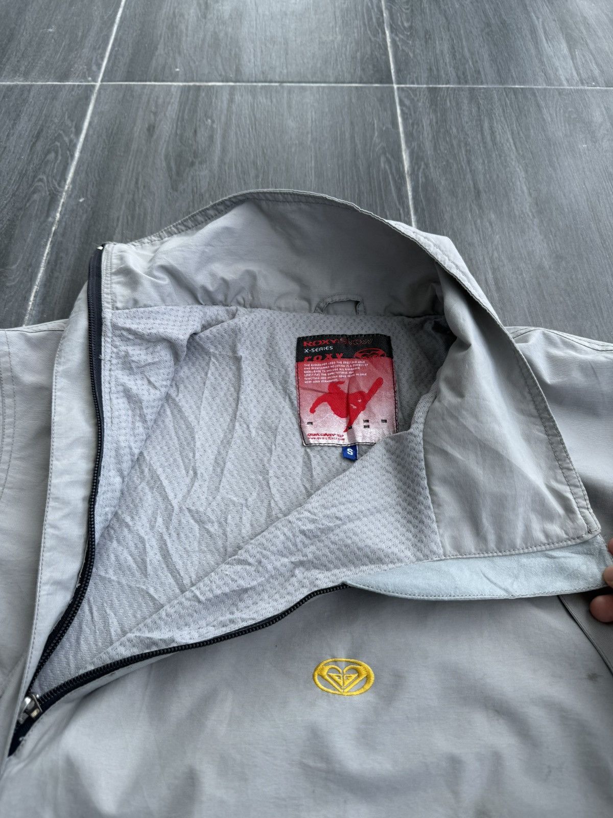 Quiksilver Rare Design! Vintage ROXY by QUIKSILVER Multizip Snow Jacket Size S / US 4 / IT 40 - 5 Thumbnail
