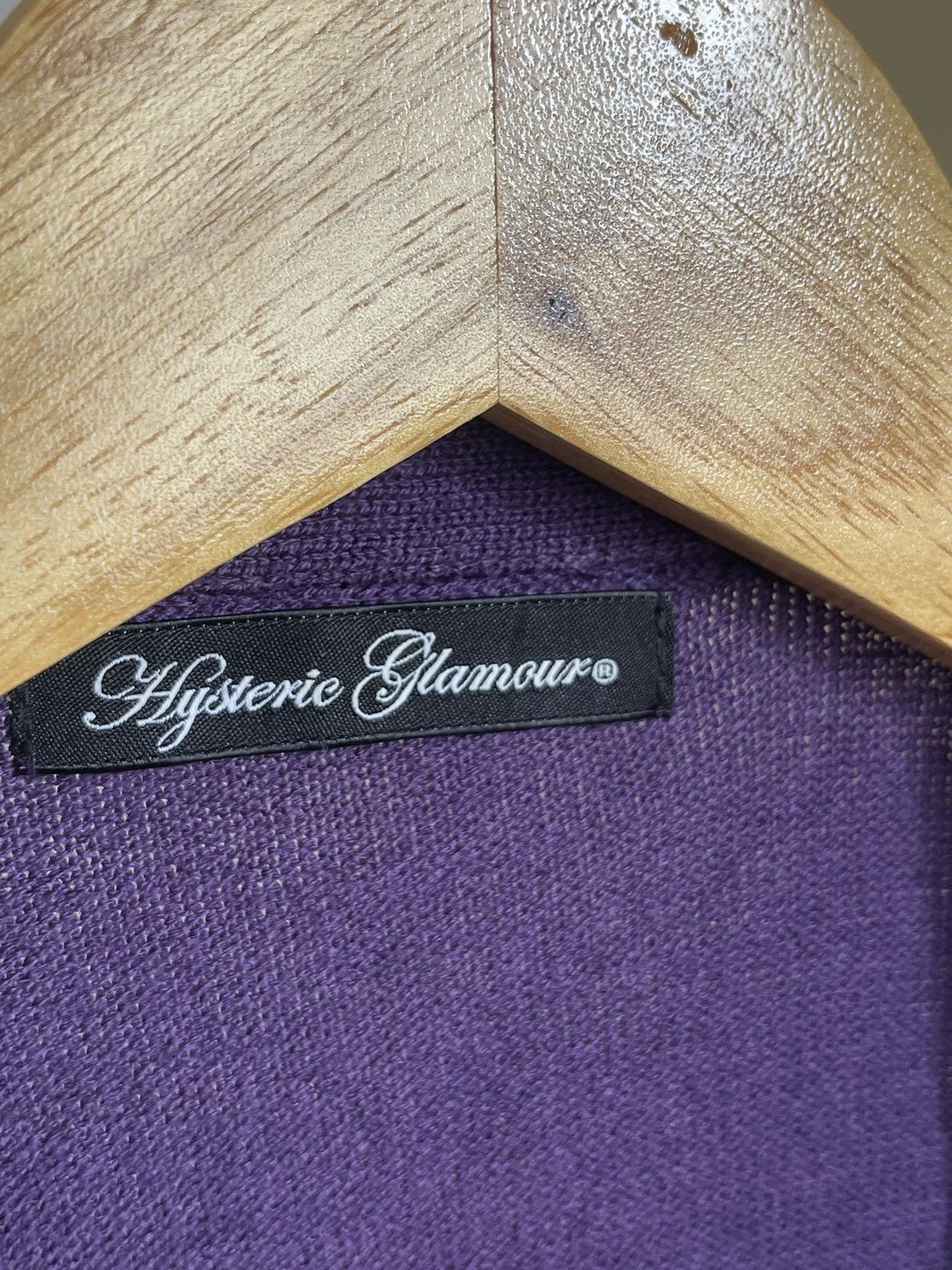 Hysteric Glamour × Japanese Brand Hysteric Glamour Studded Purple Cardigan Size US L / EU 52-54 / 3 - 4 Thumbnail