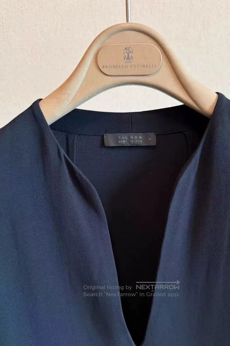 The Row The Row Dark Blue Straight-Leg Dress Size M / US 6-8 / IT 42-44 - 3 Thumbnail