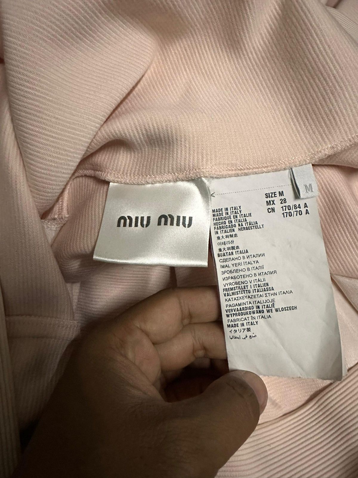Miu Miu Authentic🔥Miu Miu Midi Dress Pink Black Size M / US 6-8 / IT 42-44 - 13 Thumbnail