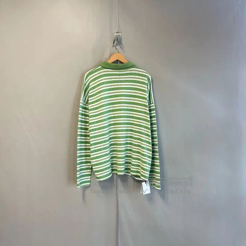 Chrome Hearts Chrome Hearts Green Striped Polo Shirt for Men . Size US L / EU 52-54 / 3 - 2 Thumbnail