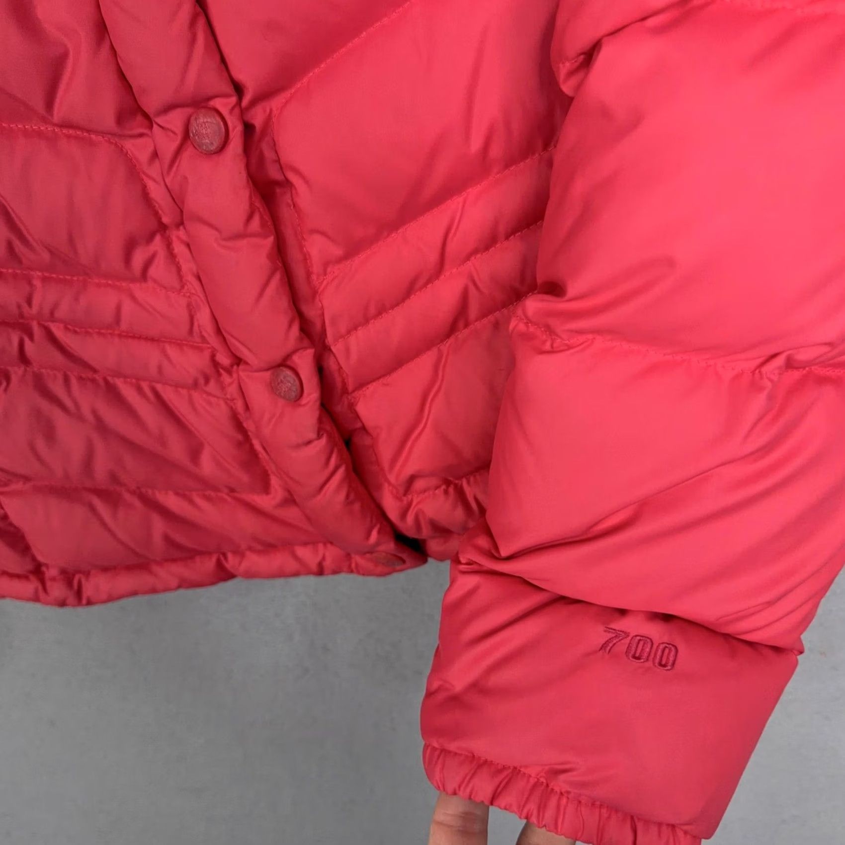 The North Face The North Face Jacket Womens Small Pink 700 Down Puffer Winter Zip Pockets Size S / US 4 / IT 40 - 3 Thumbnail