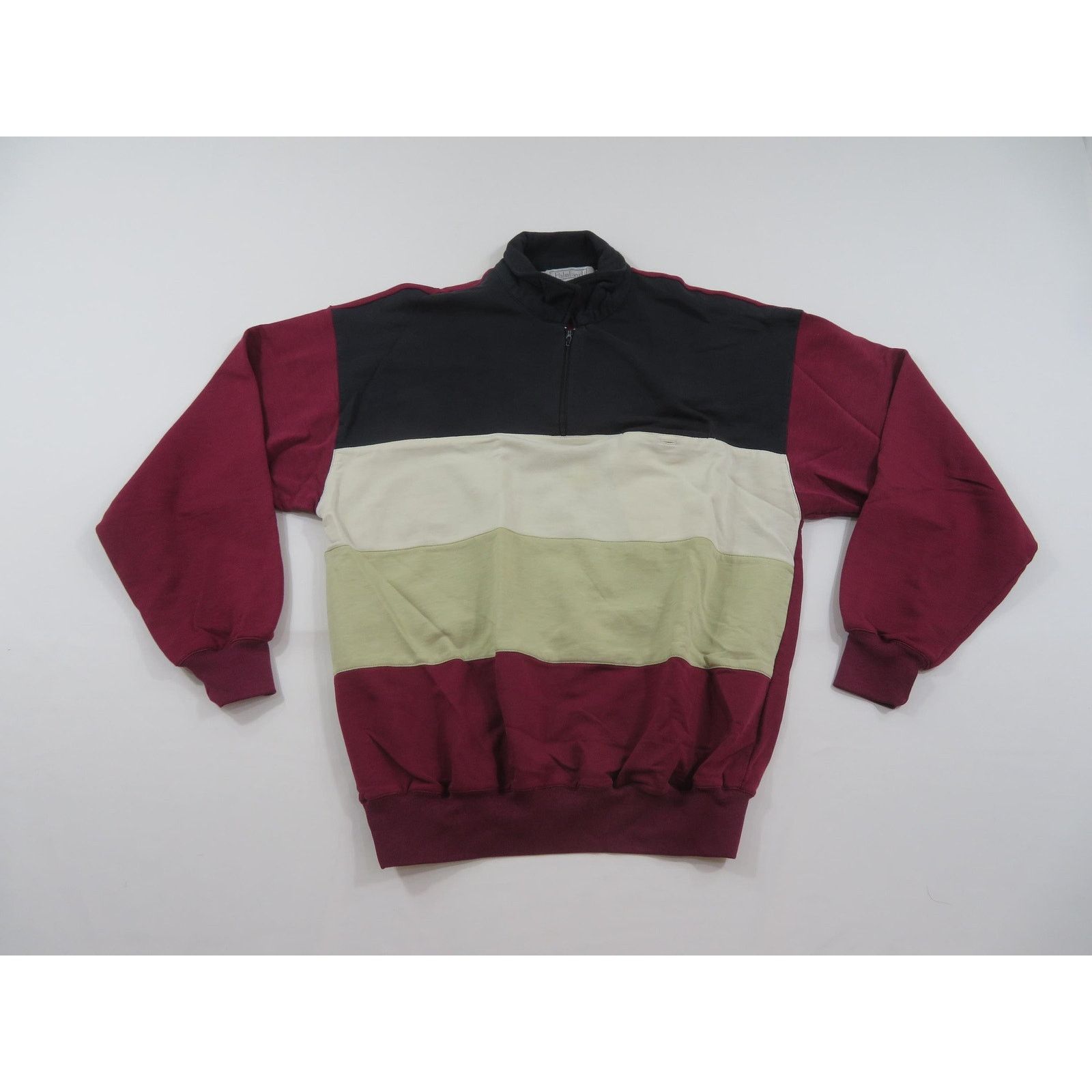 Other Palmland Shirt Golf Style Long Sleeve Burgandy Black L 1990s Size US L / EU 52-54 / 3 - 1 Thumbnail