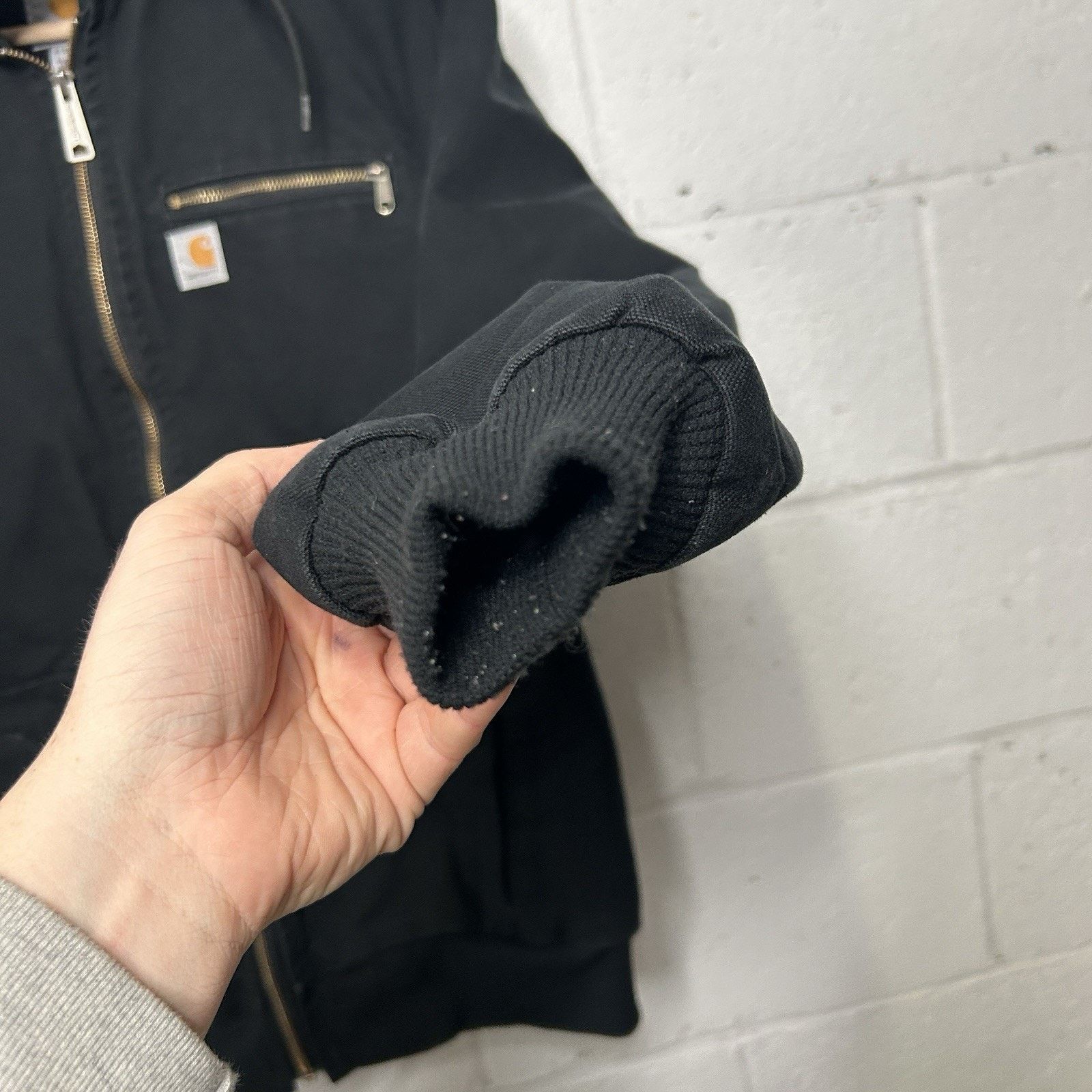 Carhartt Carhartt Sherpa-Lined Wildwood Jacket “Washed Black” Size XL / US 12-14 / IT 48-50 - 4 Thumbnail