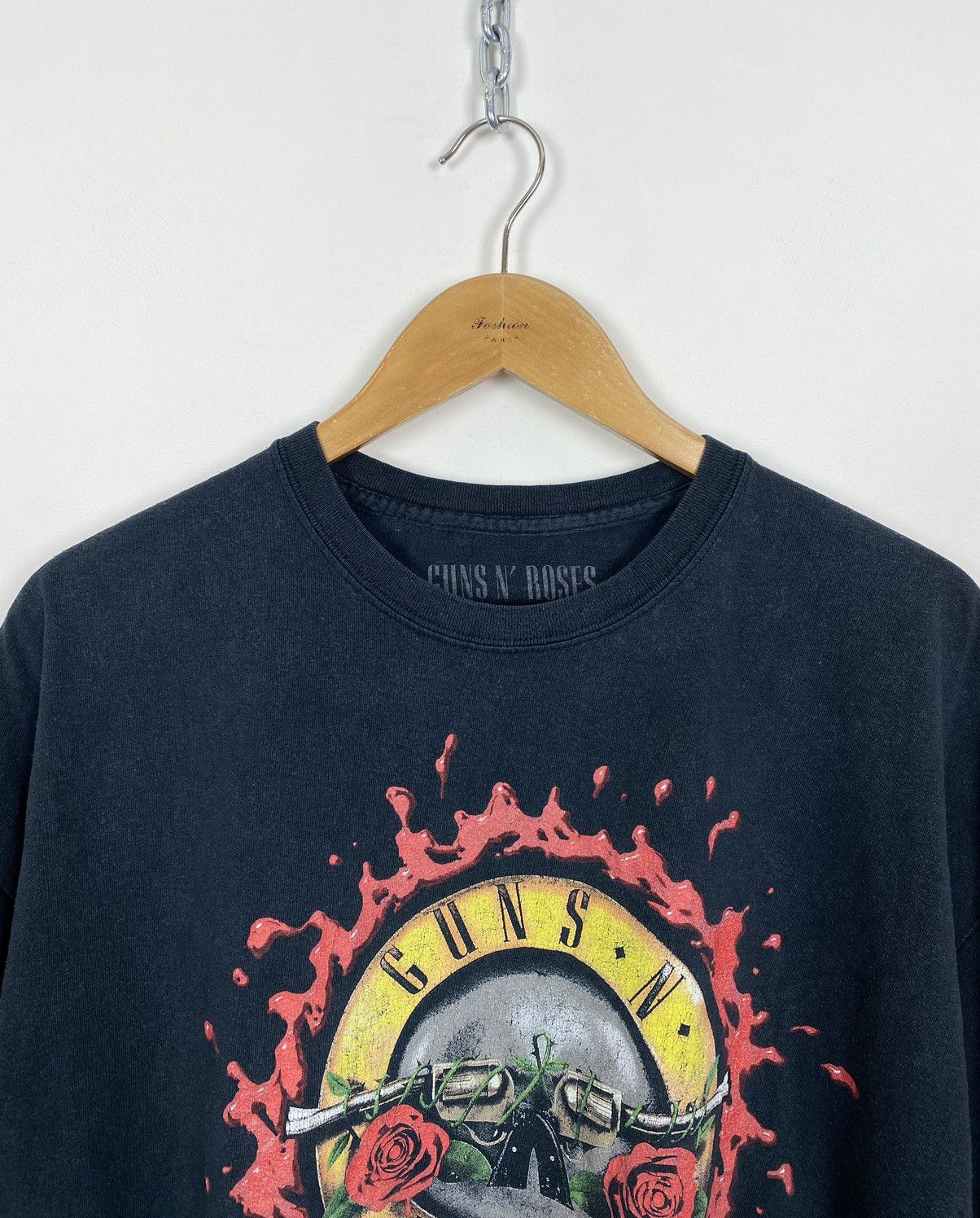 Band Tees Guns N Roses Euro 2017 Tour Short Sleeve T-Shirt Black Top Size US XXL / EU 58 / 5 - 2 Thumbnail