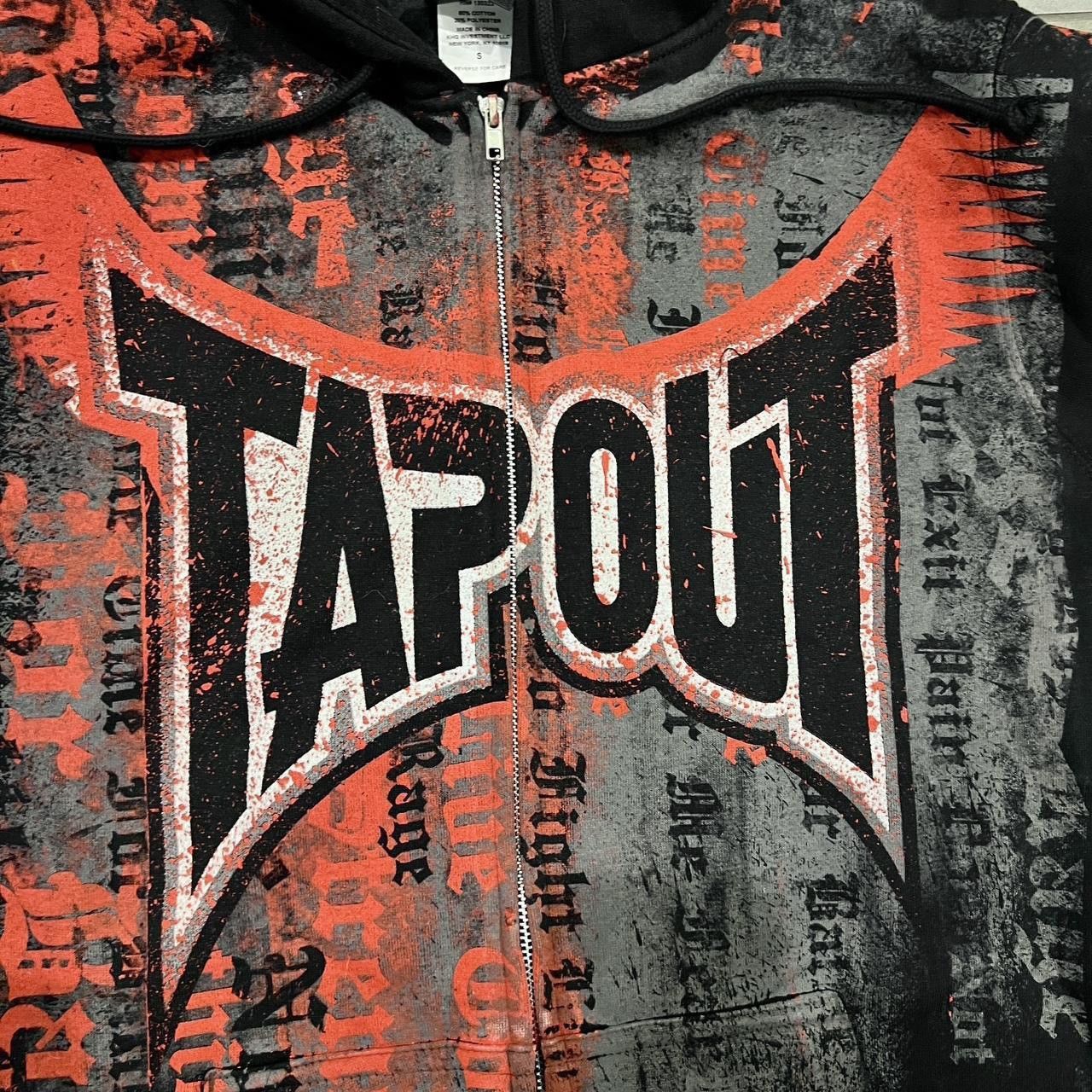 Tapout TAPOUT BLOOD FIGHT VINTAGE 2000s RARE Y2K HOODIE BATTLE BNWT Size US S / EU 44-46 / 1 - 5 Thumbnail