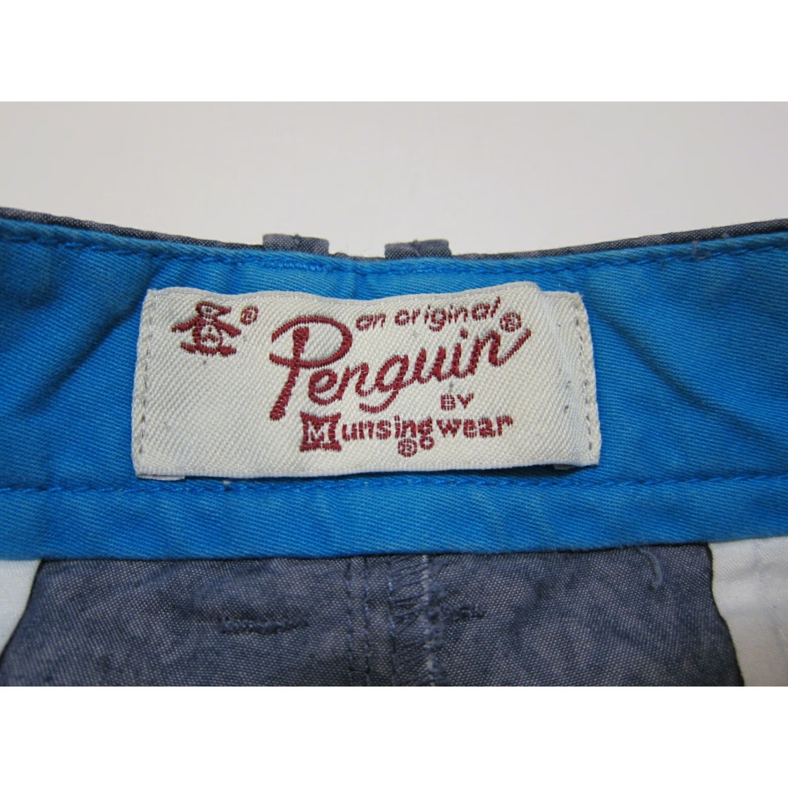 Vintage Penguin Munsingwear Cotton Palm Tree Grey Chino Bermuda Casual Shorts Women 32 Size 24" / US 00 / IT 34 - 3 Thumbnail