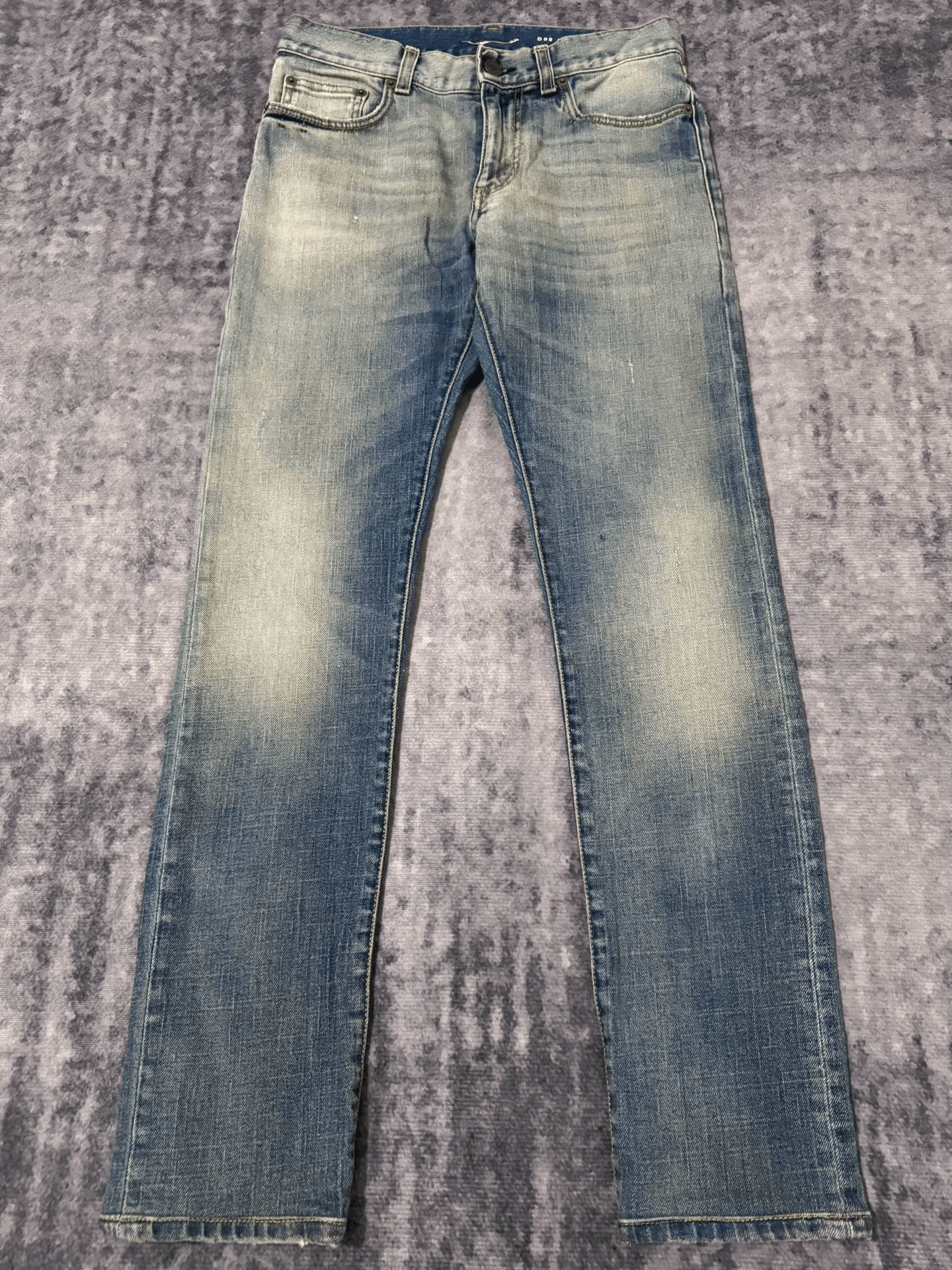 Saint Laurent Blue Denim Pants