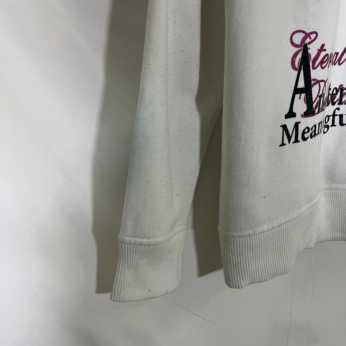 If Six Was Nine Y2K WORDING POEM LONG SLEEVE TEE Size US M / EU 48-50 / 2 - 8 Thumbnail
