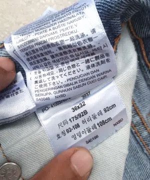 Levi's Vintage Levi's Jeans 550 Blue Washed Denim 36x32 Size US 36 / EU 52 - 9 Thumbnail
