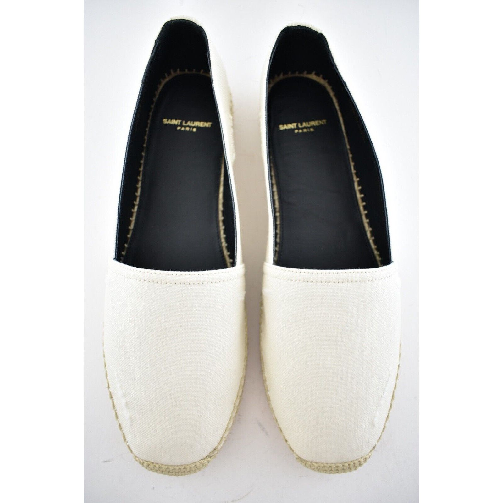 Yves Saint Laurent Saint Laurent YSL Panna Canvas Pink Logo Embroidered Size US 10 / IT 40 - 8 Thumbnail
