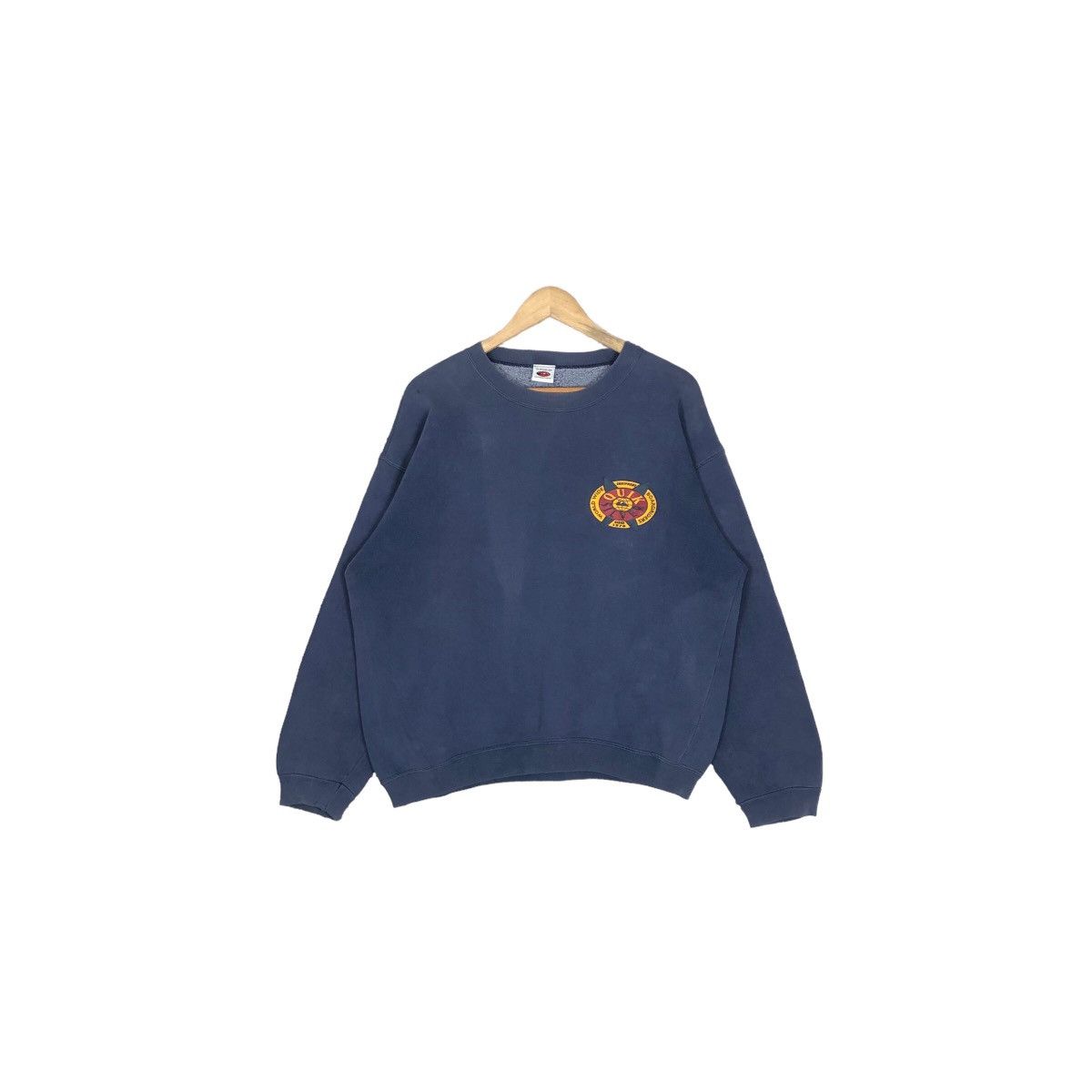Quiksilver Vintage Quiksilver Crewneck Pullover Sweatshirt Big Logo Size US L / EU 52-54 / 3 - 3 Thumbnail