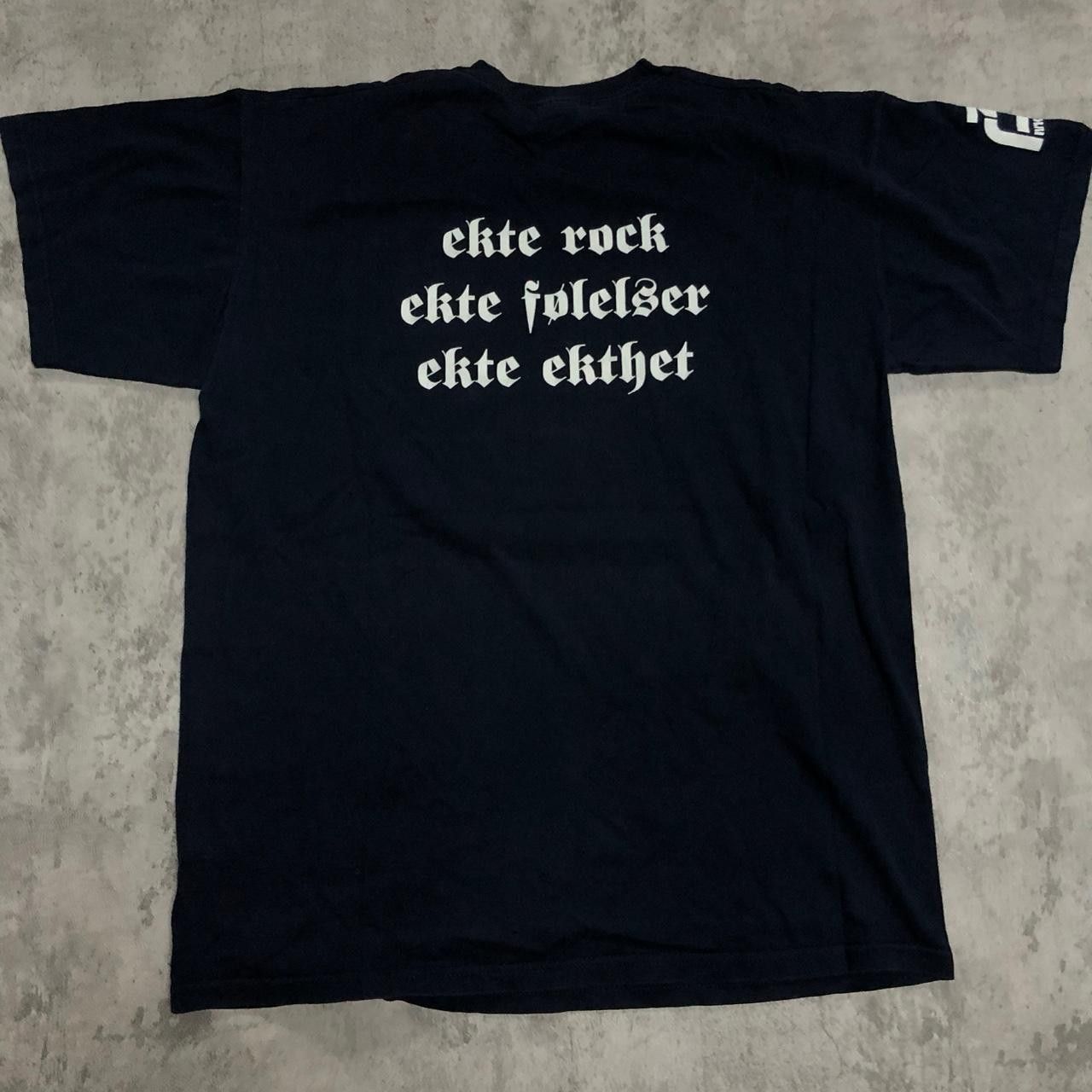 Fruit Of The Loom Black and red Pyro T-shirt #punkrock Size US L / EU 52-54 / 3 - 4 Thumbnail