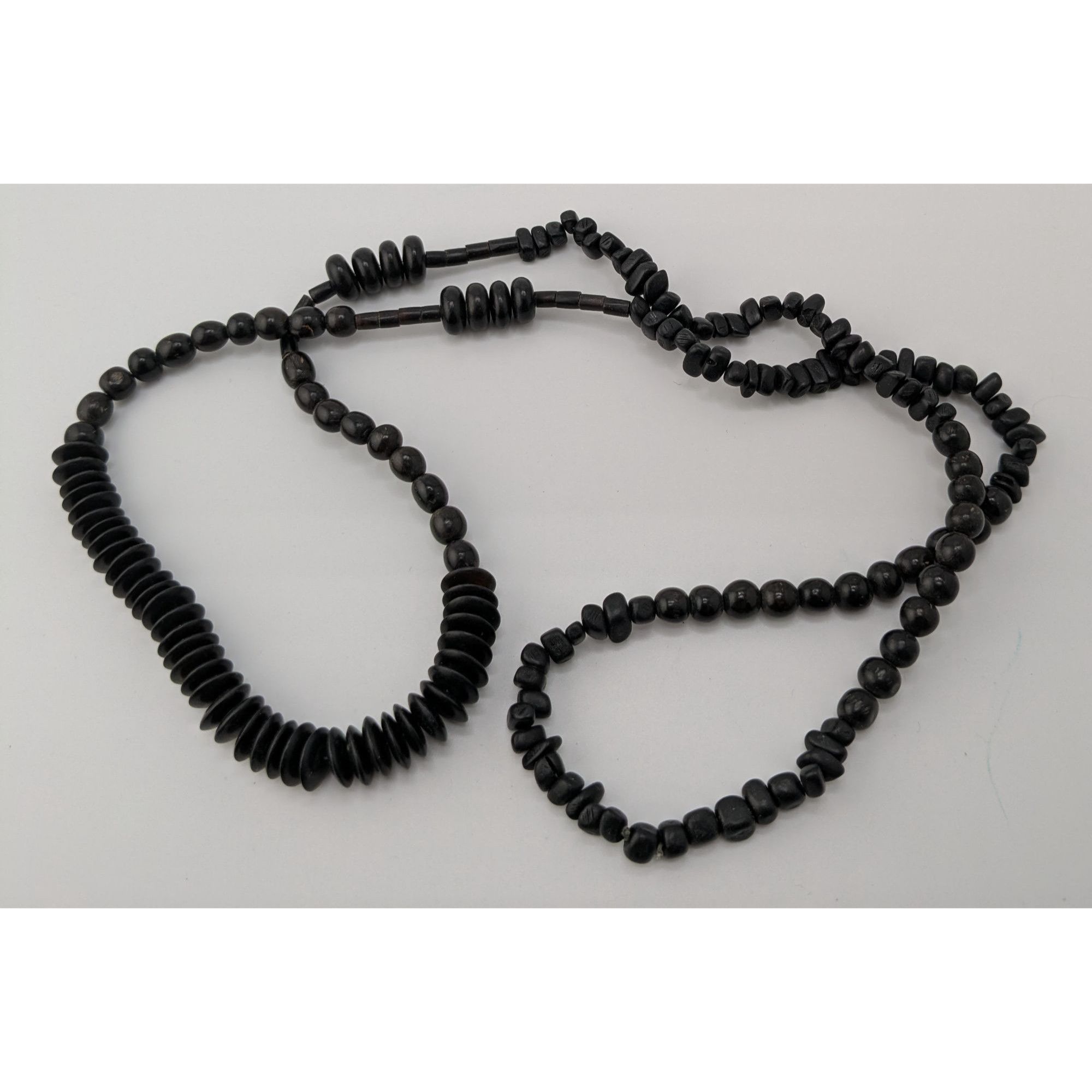 Other Black Wooden Beaded Necklace Size ONE SIZE - 2 Thumbnail