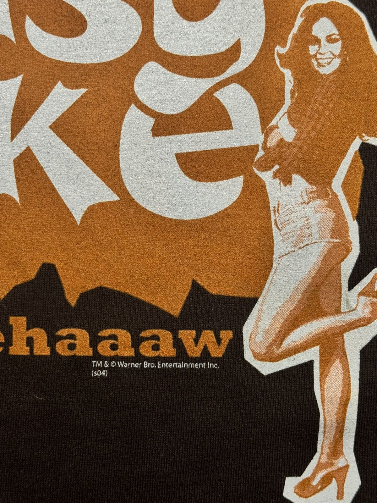 AAA Vintage 2004 Daisy Duke The Dukes Of Hazzard T-shirt Size US XXL / EU 58 / 5 - 4 Thumbnail