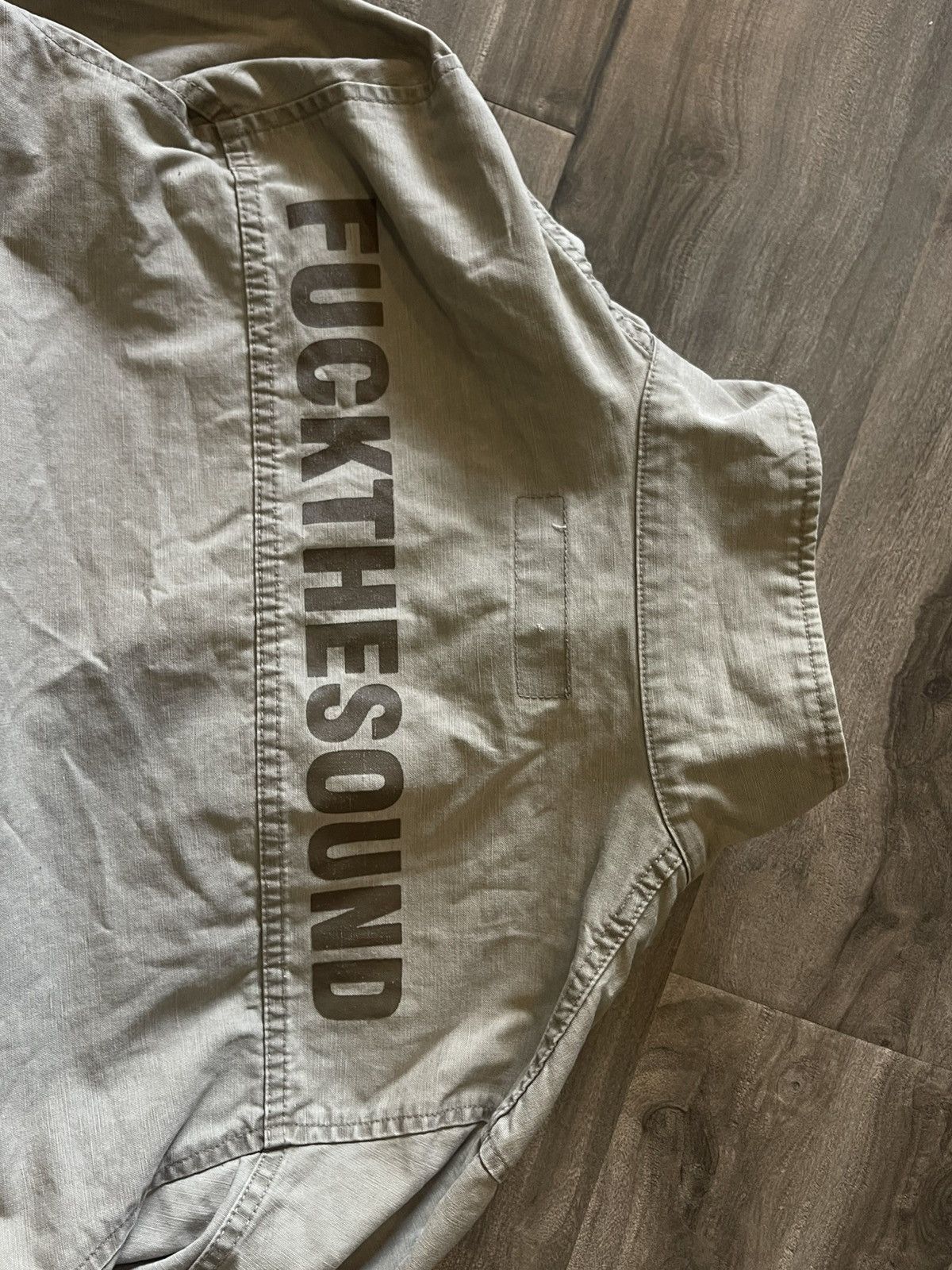 Hysteric Glamour 2000s Hysteric Glamour Work Wear FUCKTHESOUND Size US M / EU 48-50 / 2 - 2 Thumbnail