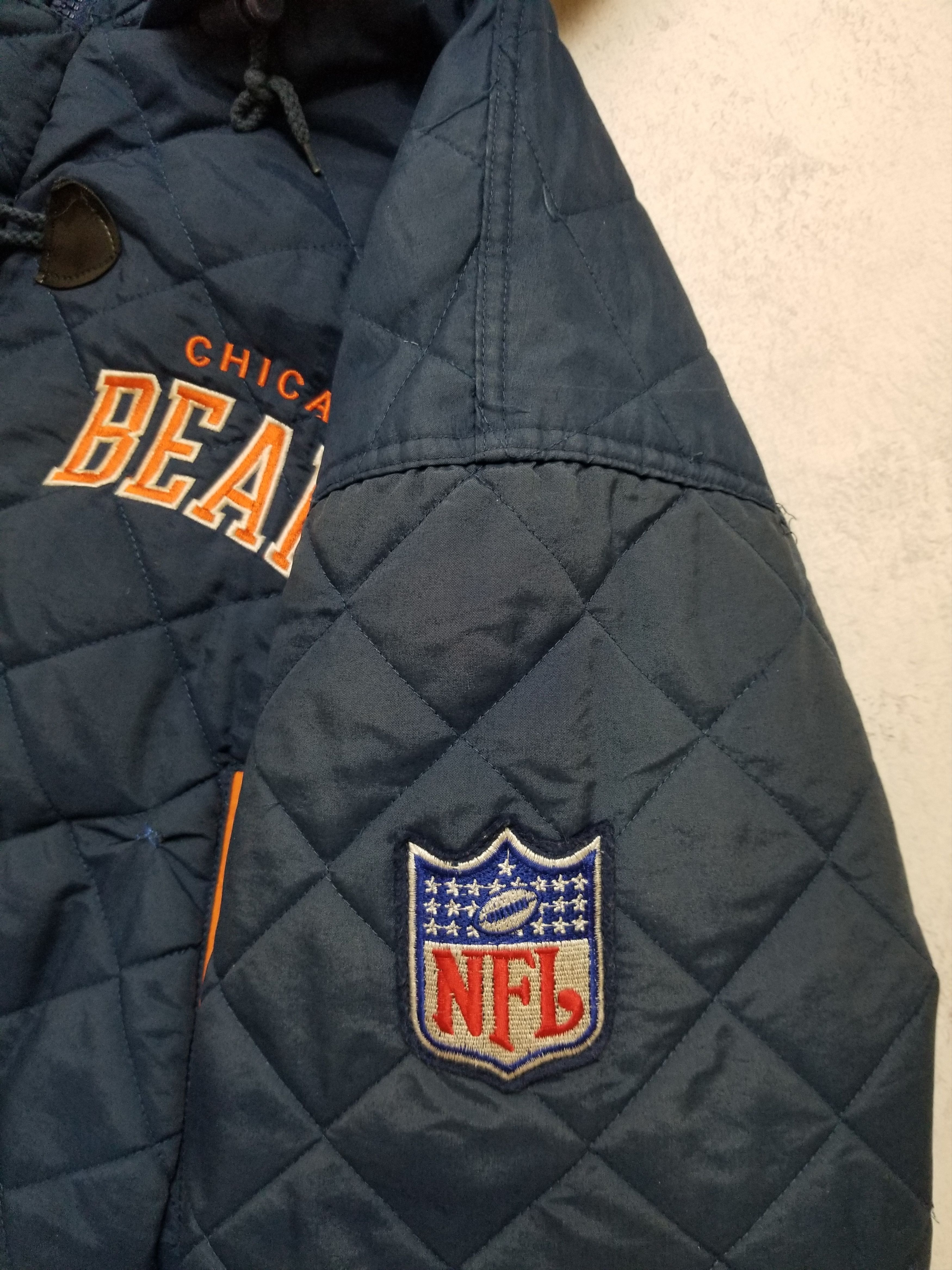 Starter Vintage Starter NFL Chicago Bears Parka Long Jacket Defects Size US L / EU 52-54 / 3 - 12 Thumbnail