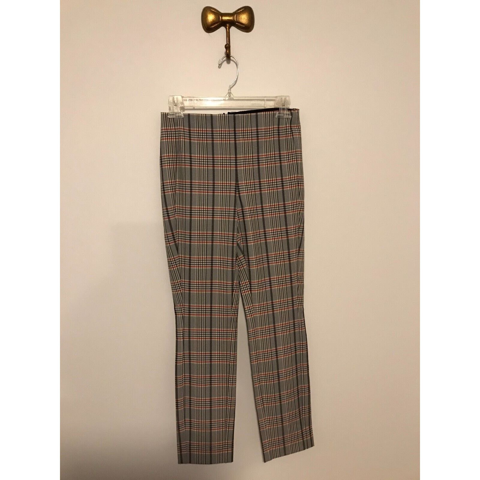 Rag & Bone RAG & BONE Simone Checked Skinny Blue Multi Pants - 2 - NWT Size 26" / US 2 / IT 38 - 1 Thumbnail