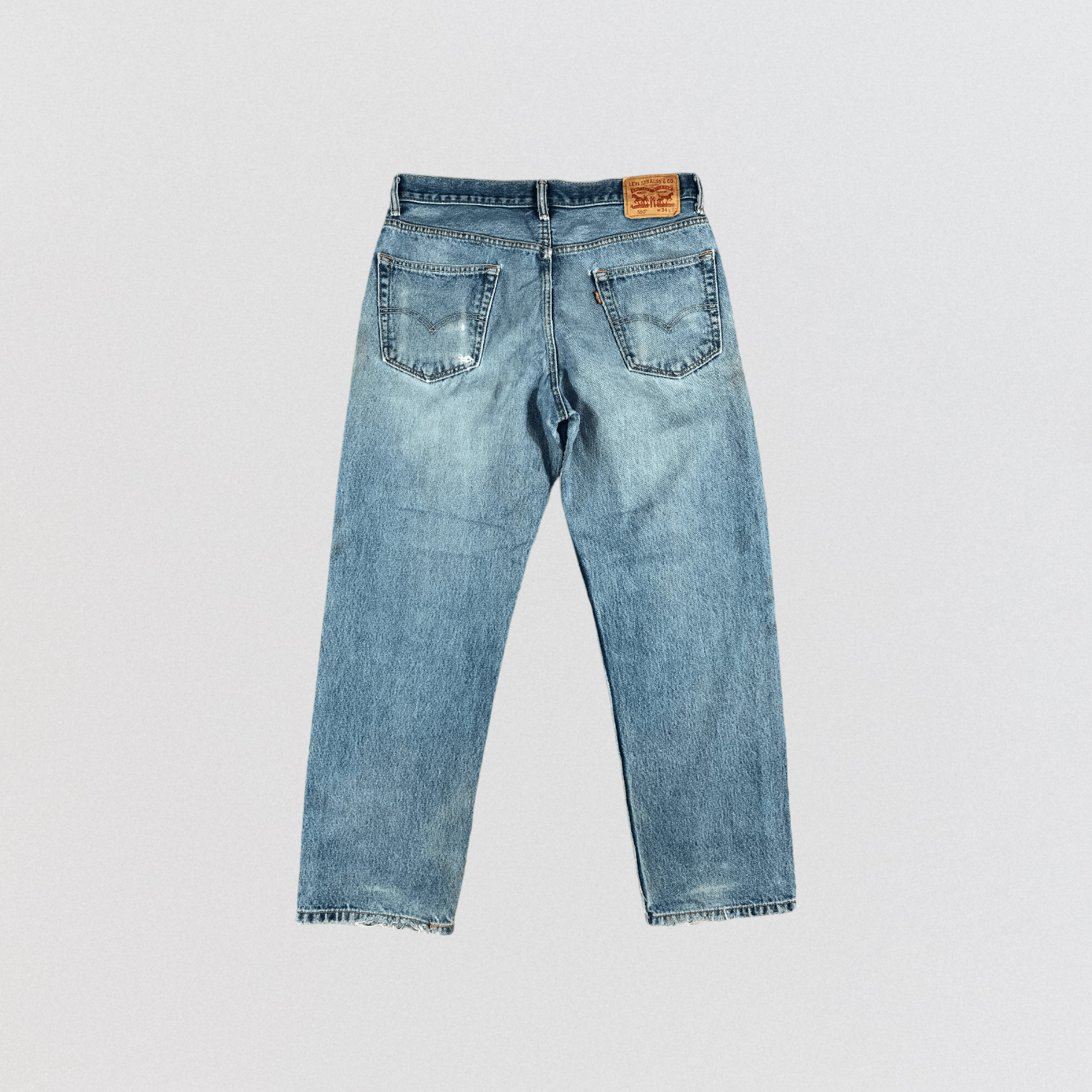 Levi's × Vintage Vintage Blue Wash Levis 550 Jeans-JM2488 Size US 35 - 2 Thumbnail