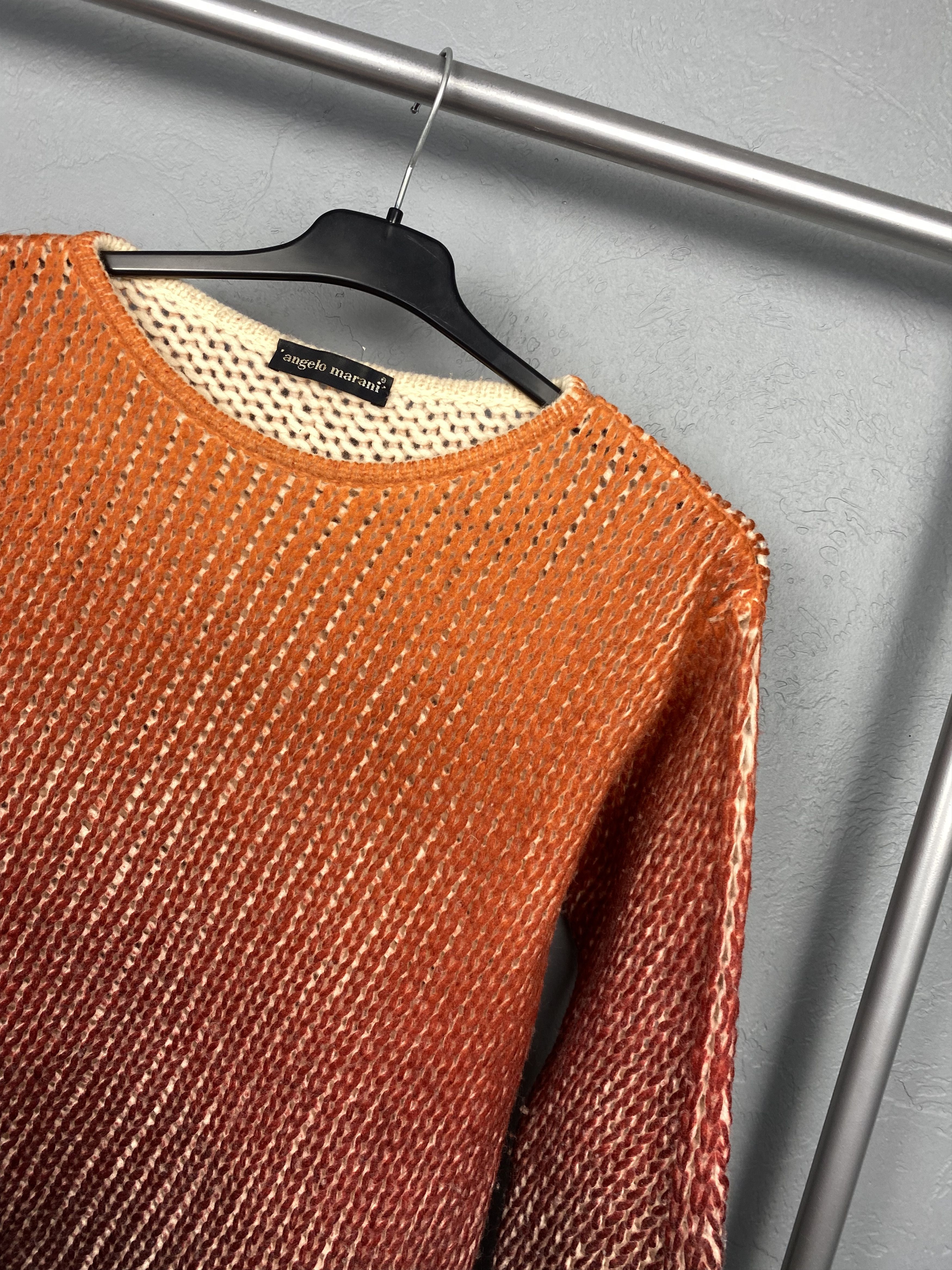 Other Angelo Marani Made in Italy Wool Knit Sweater Y2K Size M / US 6-8 / IT 42-44 - 2 Thumbnail