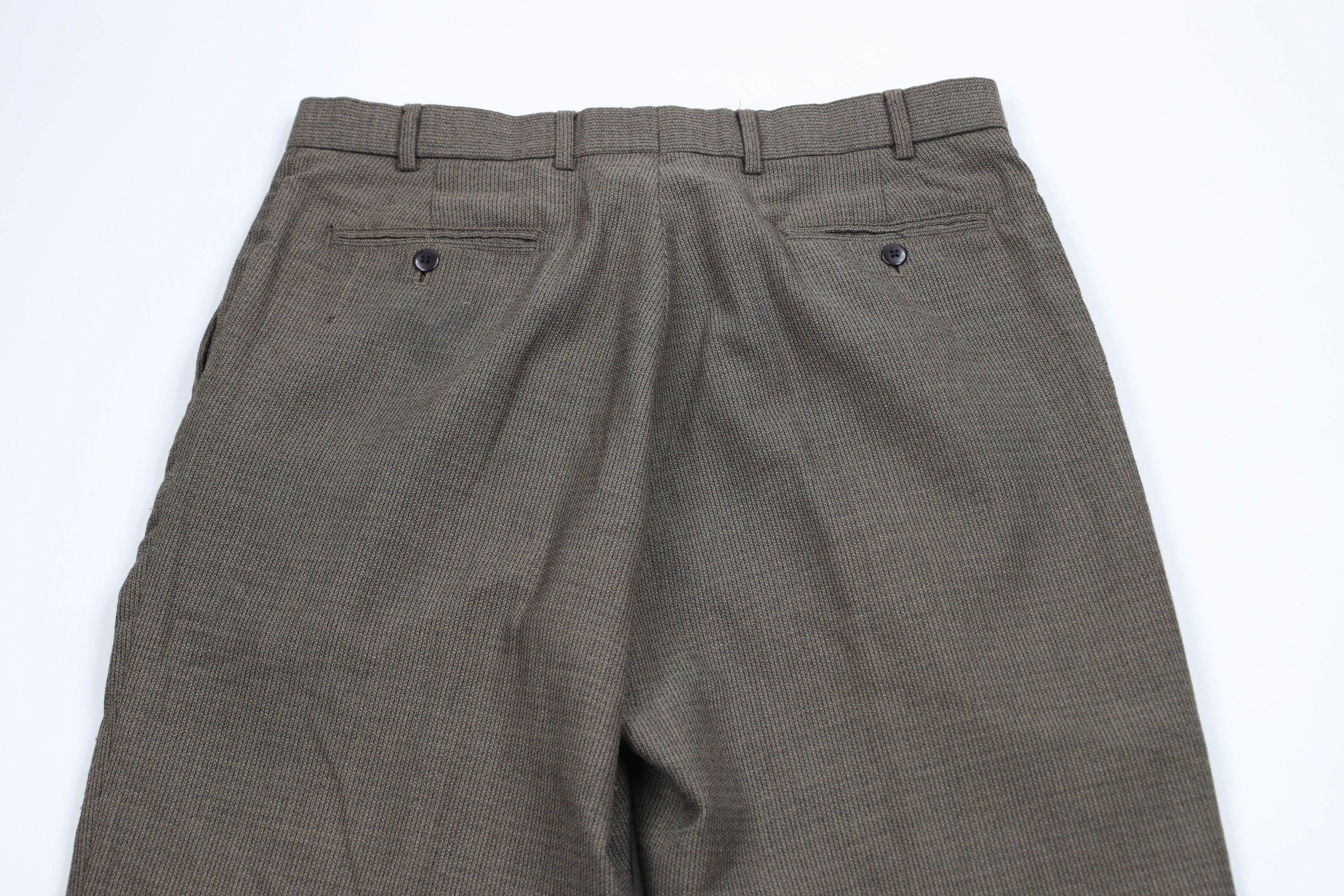 Vintage Vintage 90s Streetwear Cuffed Wide Leg Chino Pants Brown Size US 34 / EU 50 - 9 Thumbnail