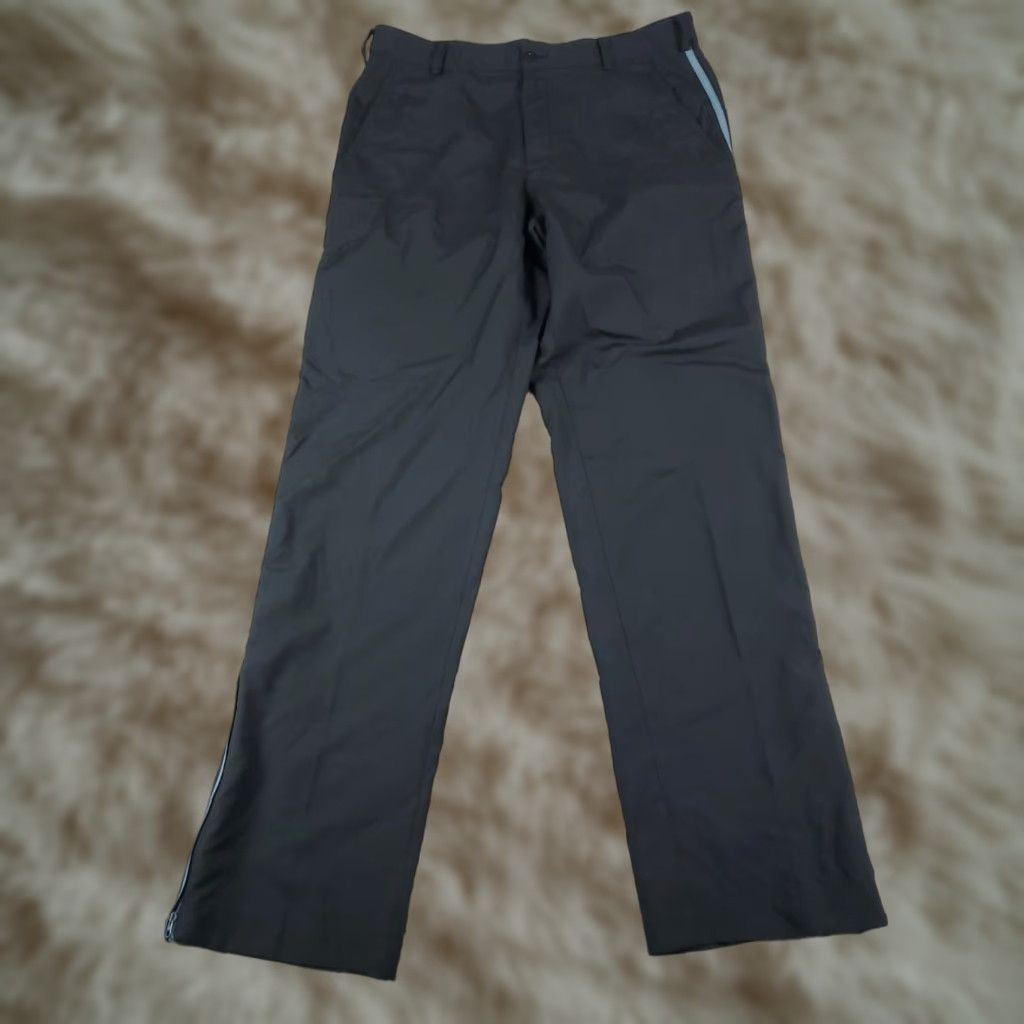 Nike Nike Dri-Fit Golf Pants Mens 34x34 Black Flat Front Chino Trousers Size US 34 / EU 50 - 1 Thumbnail