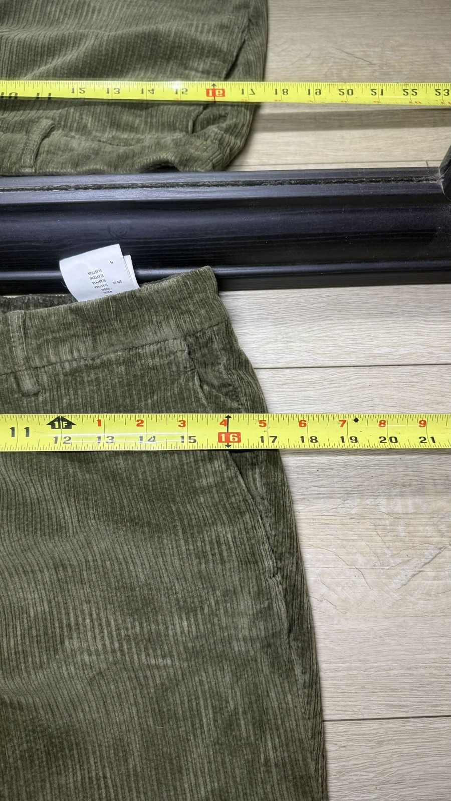 Other Y2K 2000s Hunter Green Corduroy 34 x 30 Slim Straight Pants Size US 34 / EU 50 - 4 Thumbnail