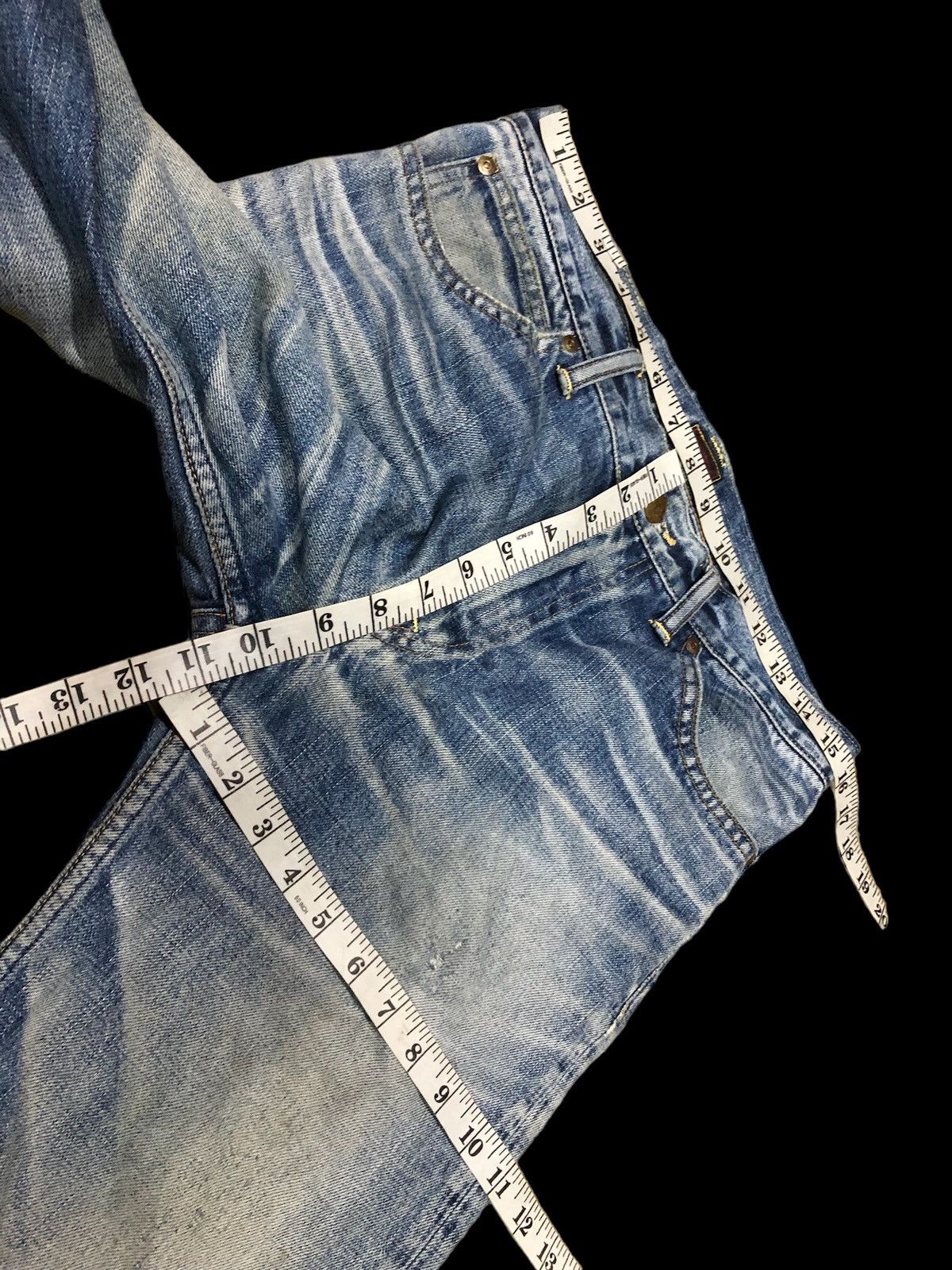 Japanese Brand STEAL‼️‼️RNA SYNDROME DISTRESSED DENIM Size US 31 - 12 Thumbnail