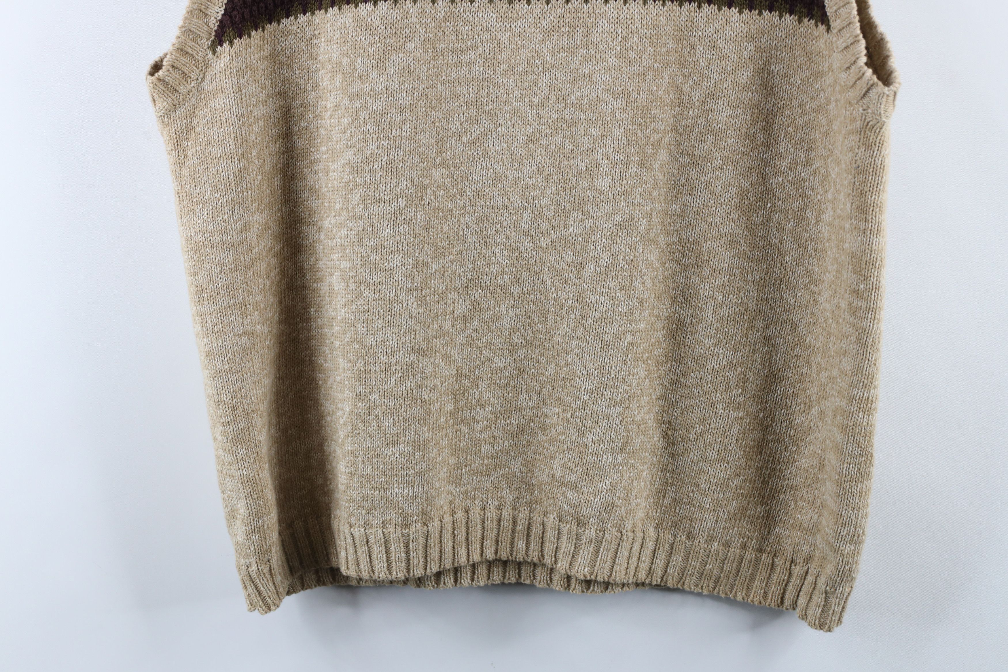 American Eagle Outfitters × Vintage Vintage 90s American Eagle Outfitters Knit Sweater Vest Size US L / EU 52-54 / 3 - 8 Thumbnail