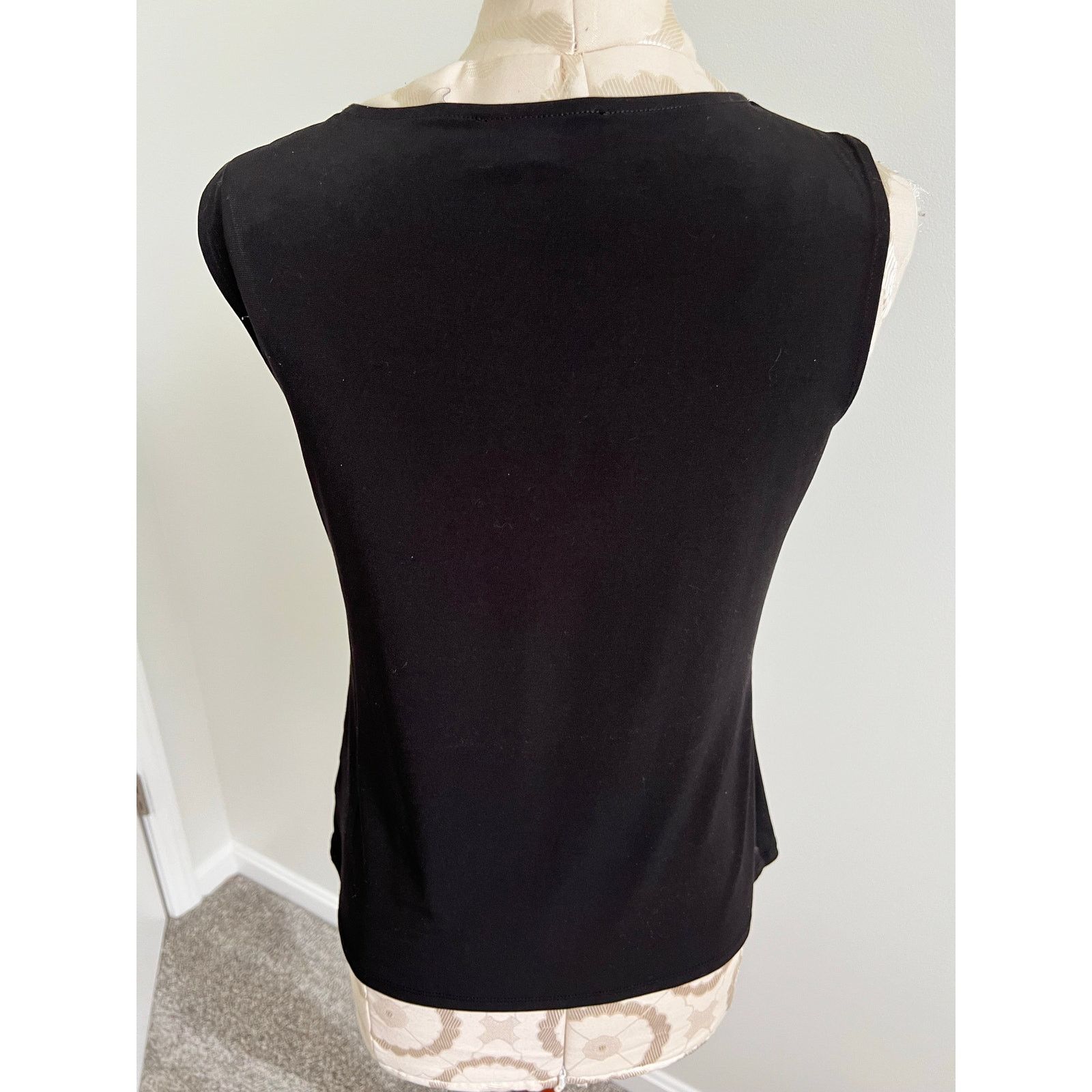 Nine West Nine West Sleeveless Blouse Cut Out Detail Small Size S / US 4 / IT 40 - 4 Thumbnail