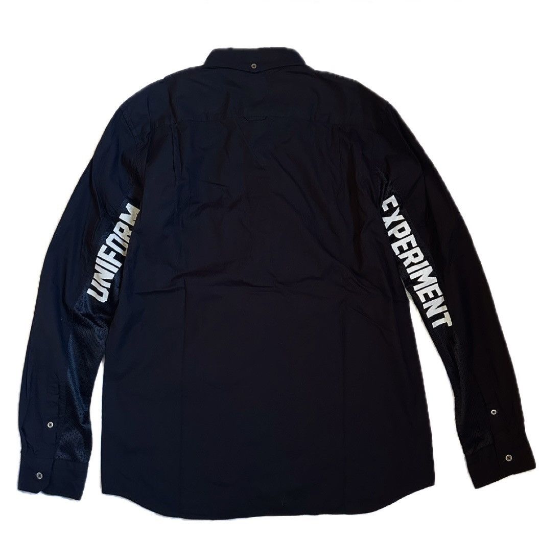 uniform experiment Deadstock U.E. Mesh Panel LS BD Shirt Made In Japan Size US XL / EU 56 / 4 - 1 Thumbnail