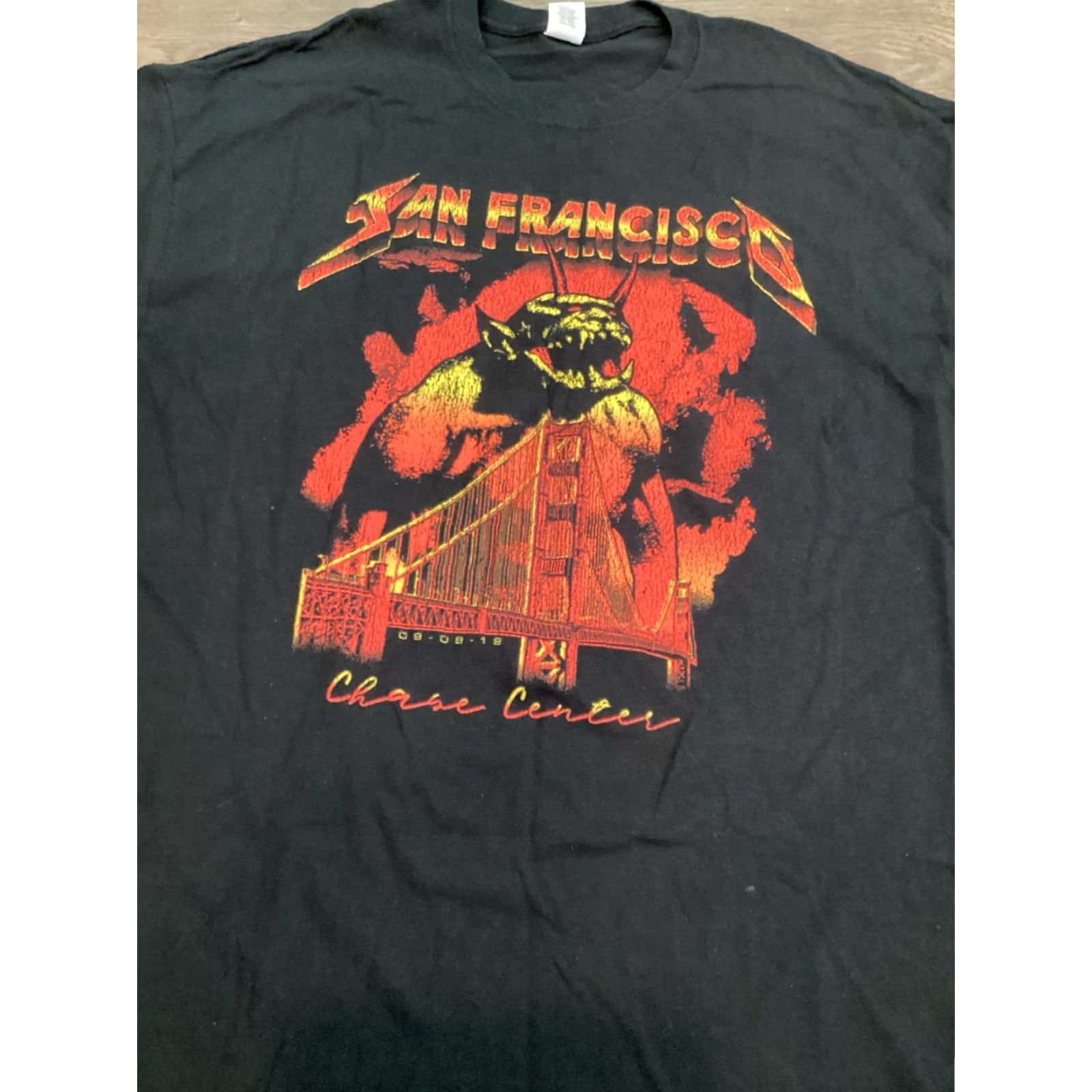 Vintage METALLICA Shirt Adult XXL Black Jump In The Fire Demon T-Shirt - Fire Theme - Music Band Tee Mens 2XL NM/NWOT Size US XXL / EU 58 / 5 - 2 Thumbnail