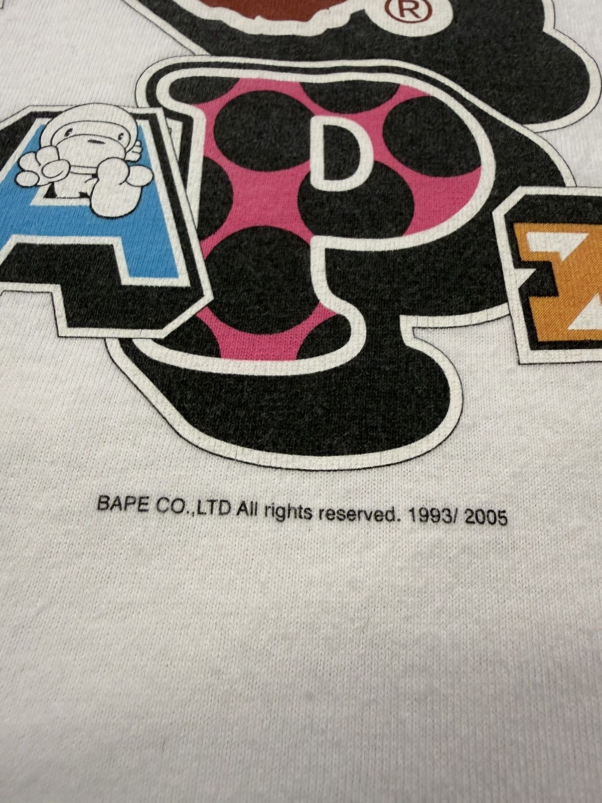 Bape 2005 Vintage A Bathing Ape Bape Busy Works Long Sleeve Size US L / EU 52-54 / 3 - 4 Thumbnail