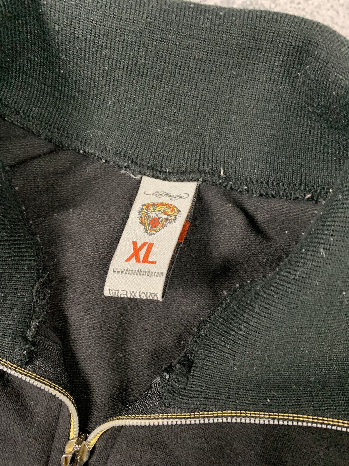 Ed Hardy Vintage Y2K Ed Hardy USA Zip Up Hoodie + Pants 90s Ladies Size XL / US 12-14 / IT 48-50 - 23 Thumbnail