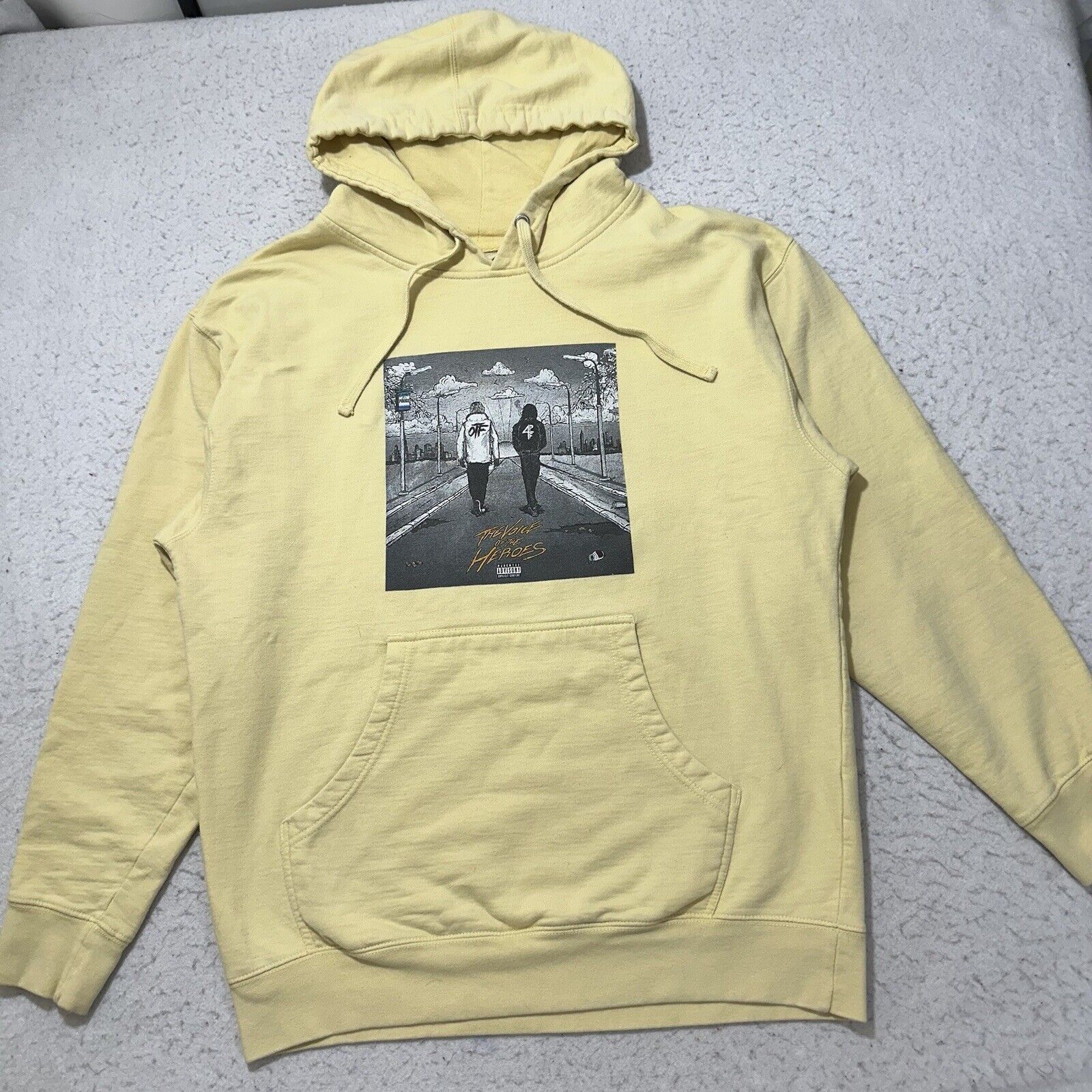 Other Lil Baby Lil Durk Voice of the Heroes Large Yellow Hoodie Size US L / EU 52-54 / 3 - 1 Thumbnail