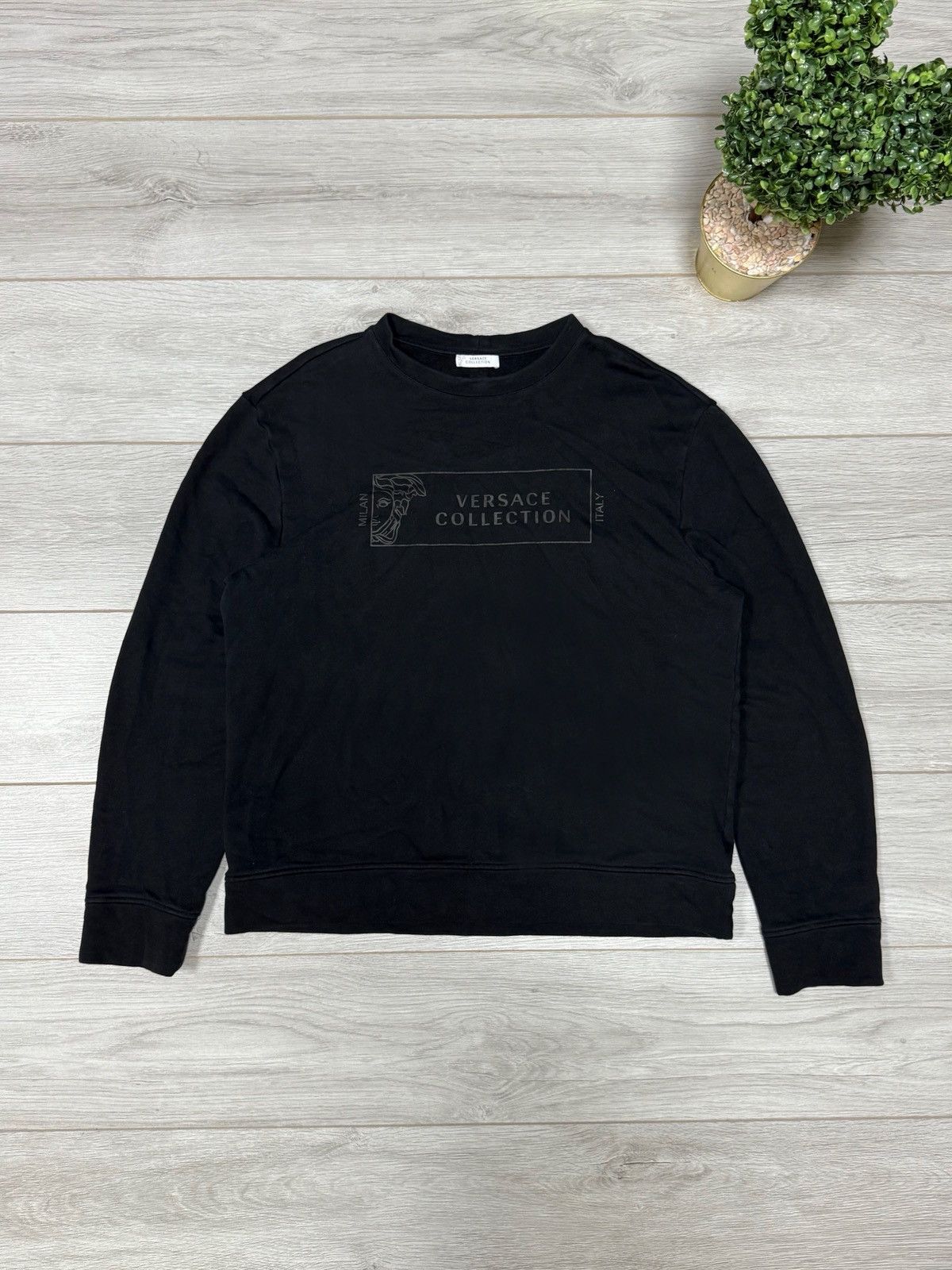 Versace Versace medusa big box logo sweatshirt Size US XXL / EU 58 / 5 - 5 Thumbnail