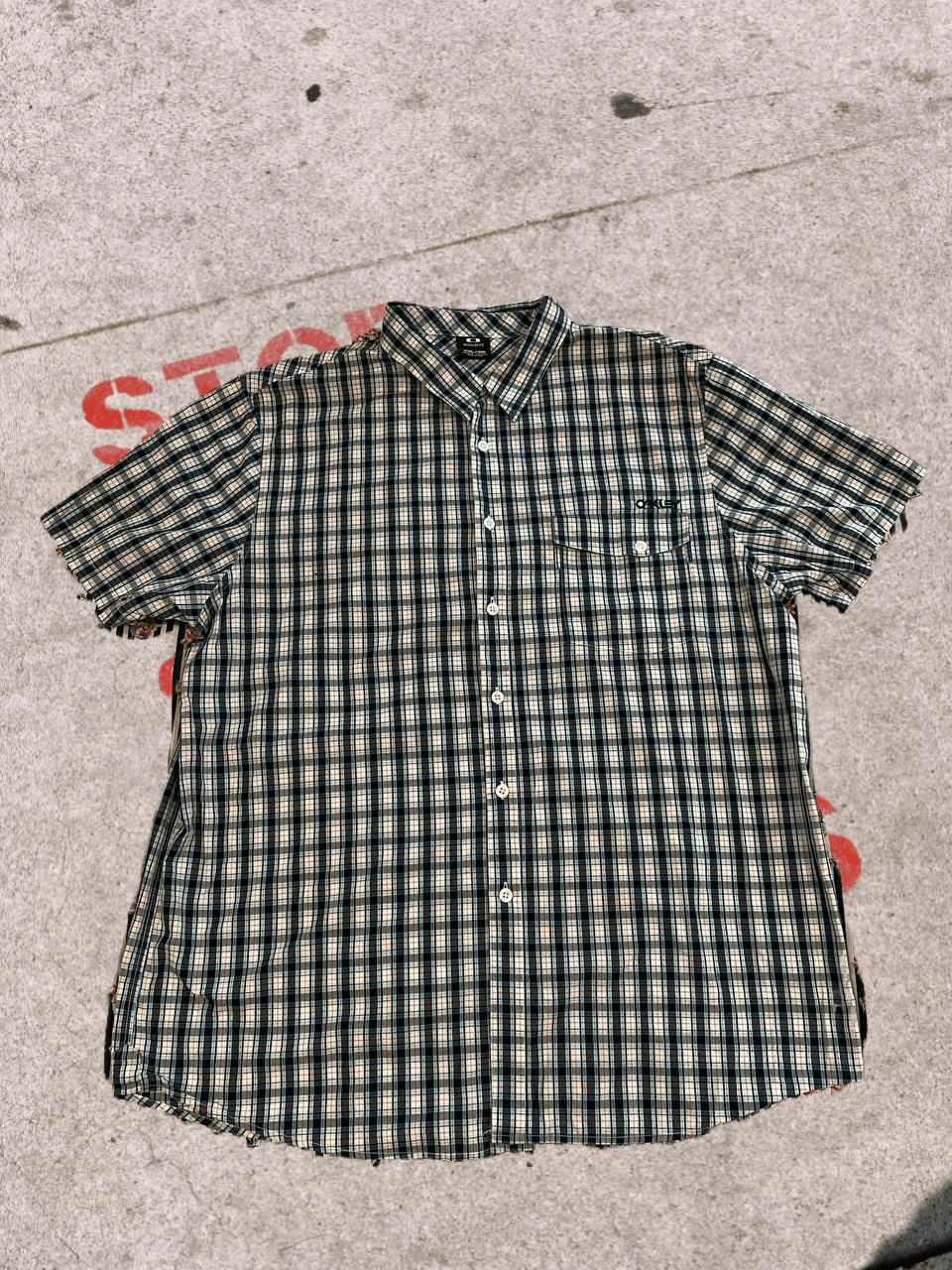 Oakley Oakley Shirt Button Up Multicolor Plaid Short Sleeve Size US XXL / EU 58 / 5 - 1 Thumbnail