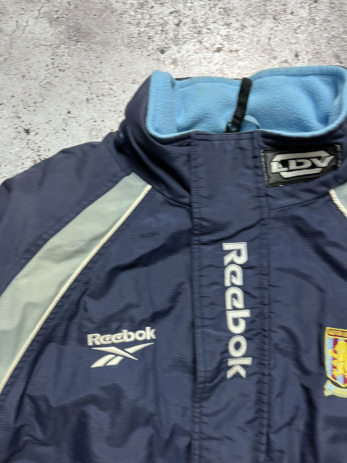 Reebok × Vintage ⚽️Aston Villa Coat Jacket 1998/99 Reebok 90s Football Soccer Size US XXL / EU 58 / 5 - 5 Thumbnail