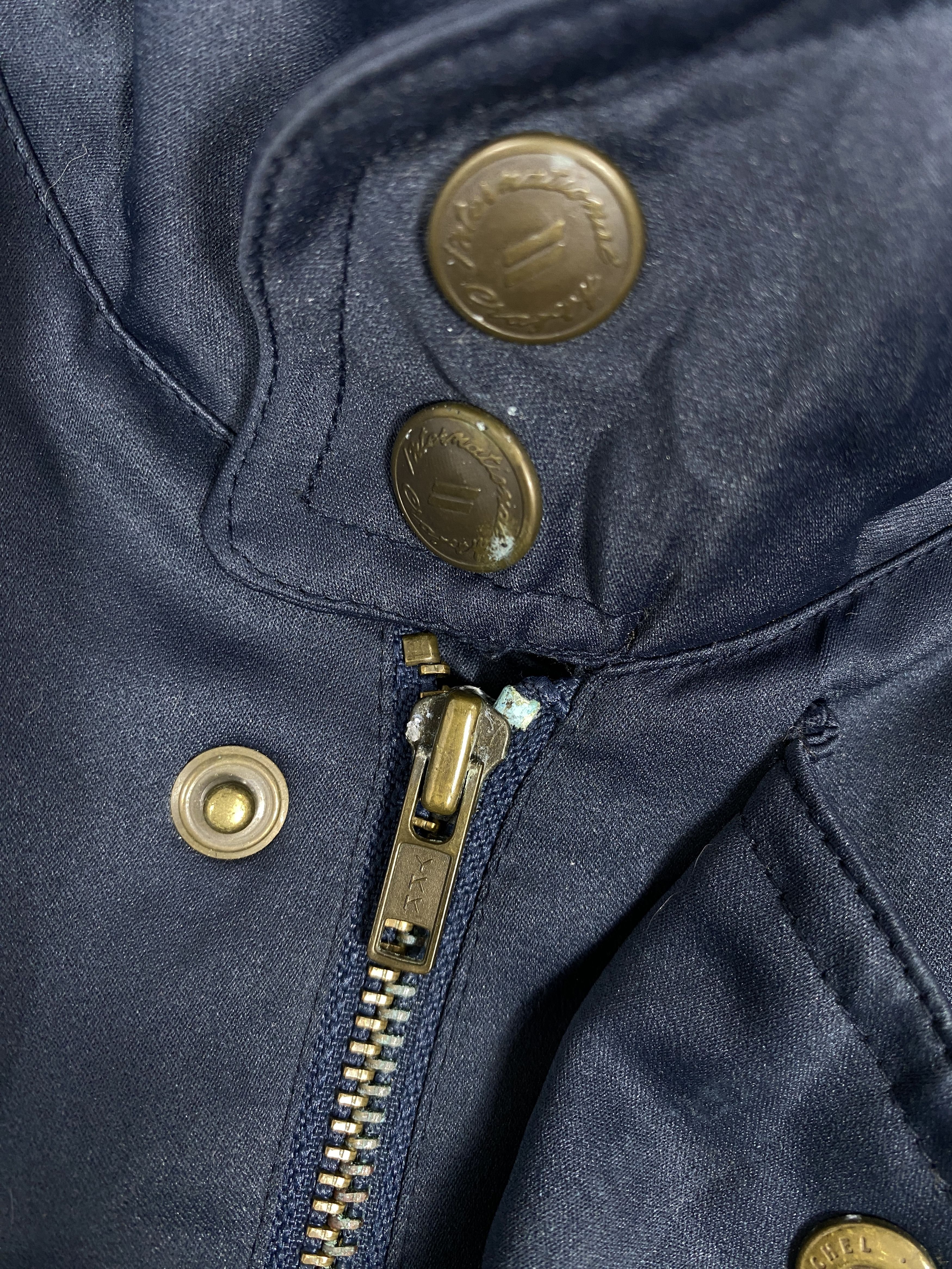 Japanese Brand Vintage Japanese Full Zip Nylon Bombers Jacket Size US M / EU 48-50 / 2 - 4 Thumbnail