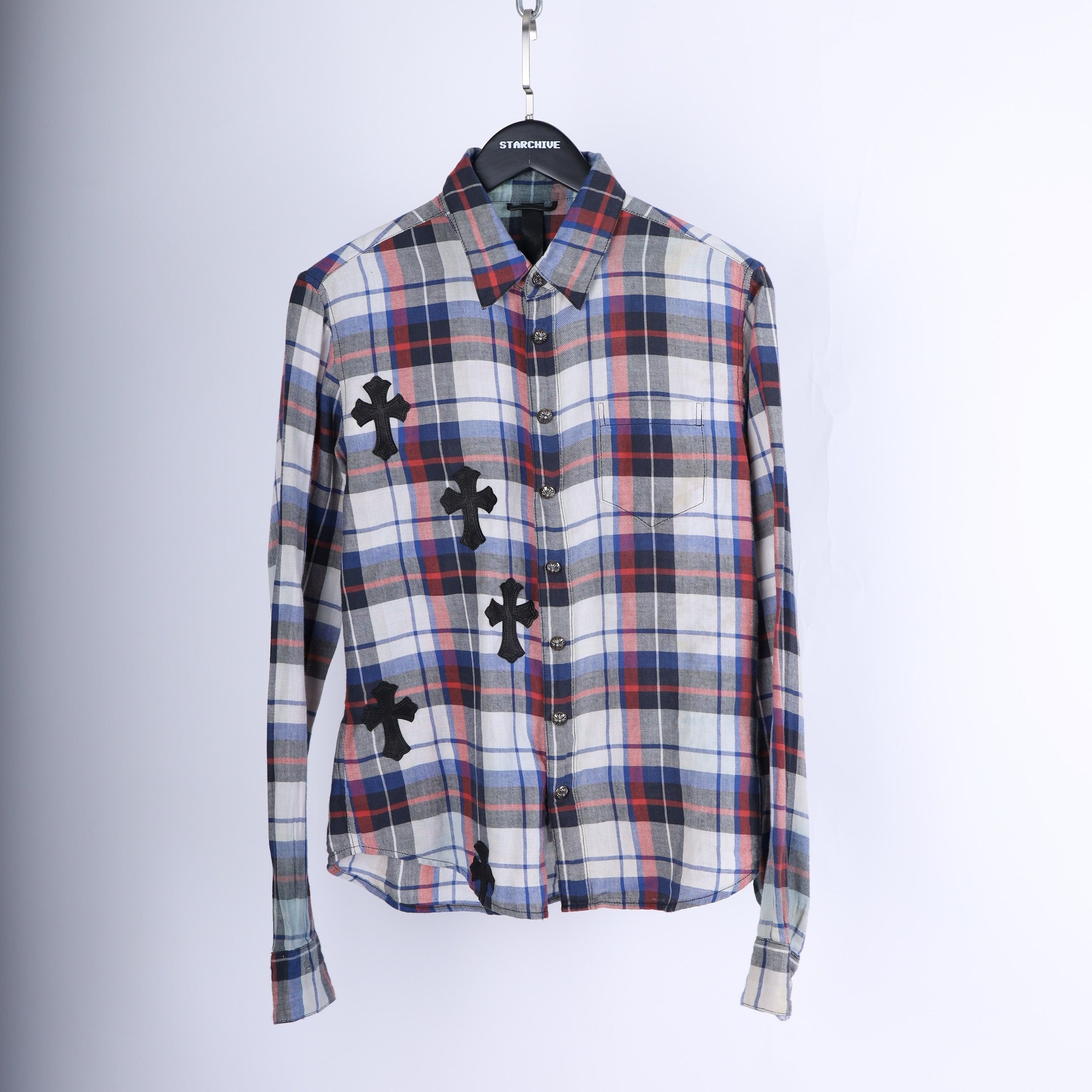 Chrome Hearts Chrome Hearts PATCHWORK FLANNEL SZ S Size US S / EU 44-46 / 1 - 9 Thumbnail