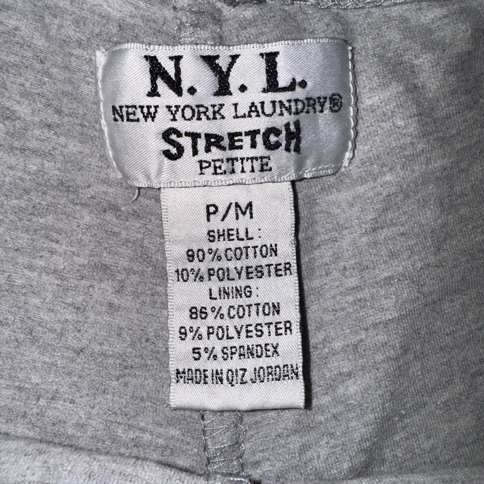 Other NYL New York Laundry Skort Women's PM Gray Cotton Poly Elast Size 27" / US 4 / IT 40 - 2 Thumbnail