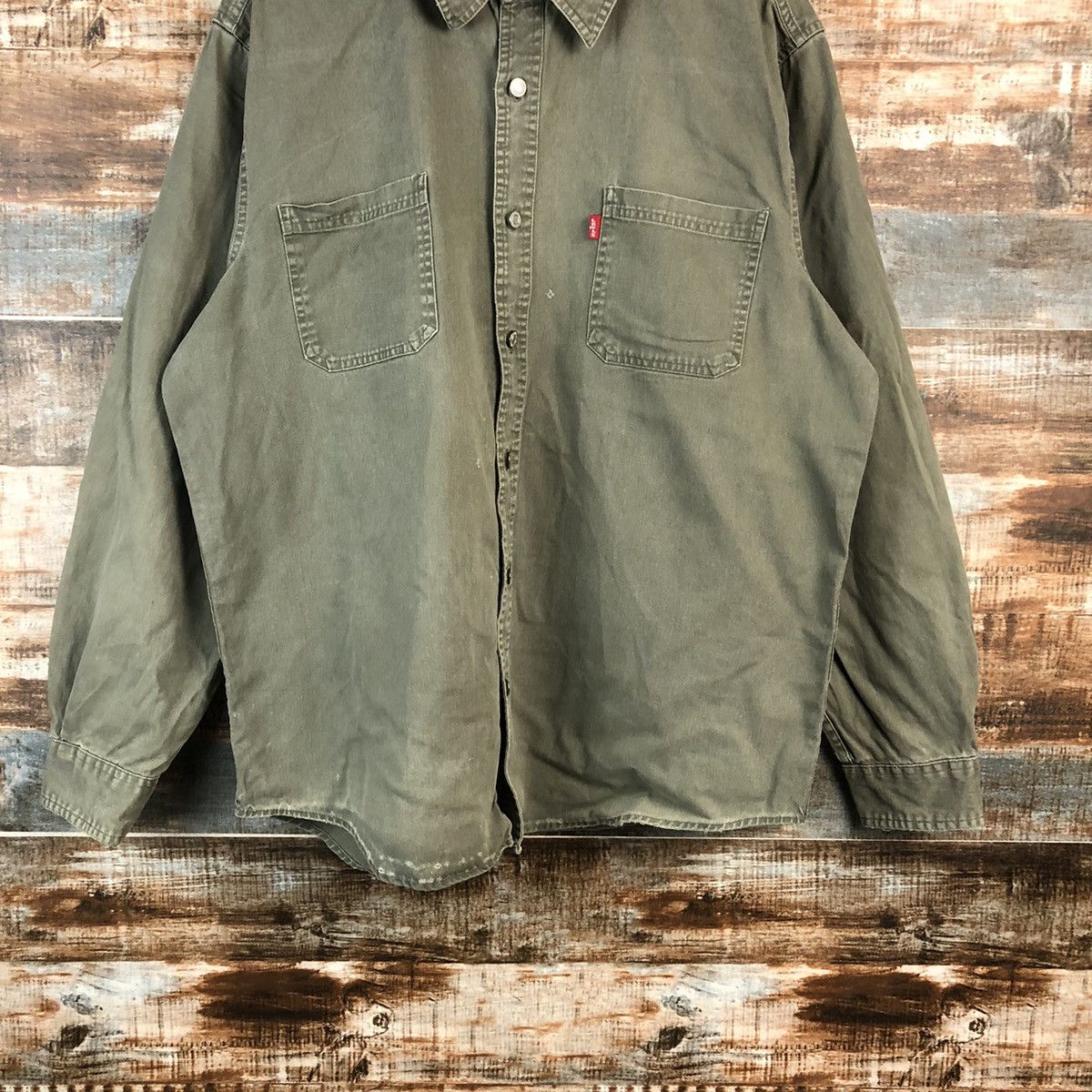 Levi's Levis vintage Green jacket #A2552 Size US XL / EU 56 / 4 - 3 Thumbnail